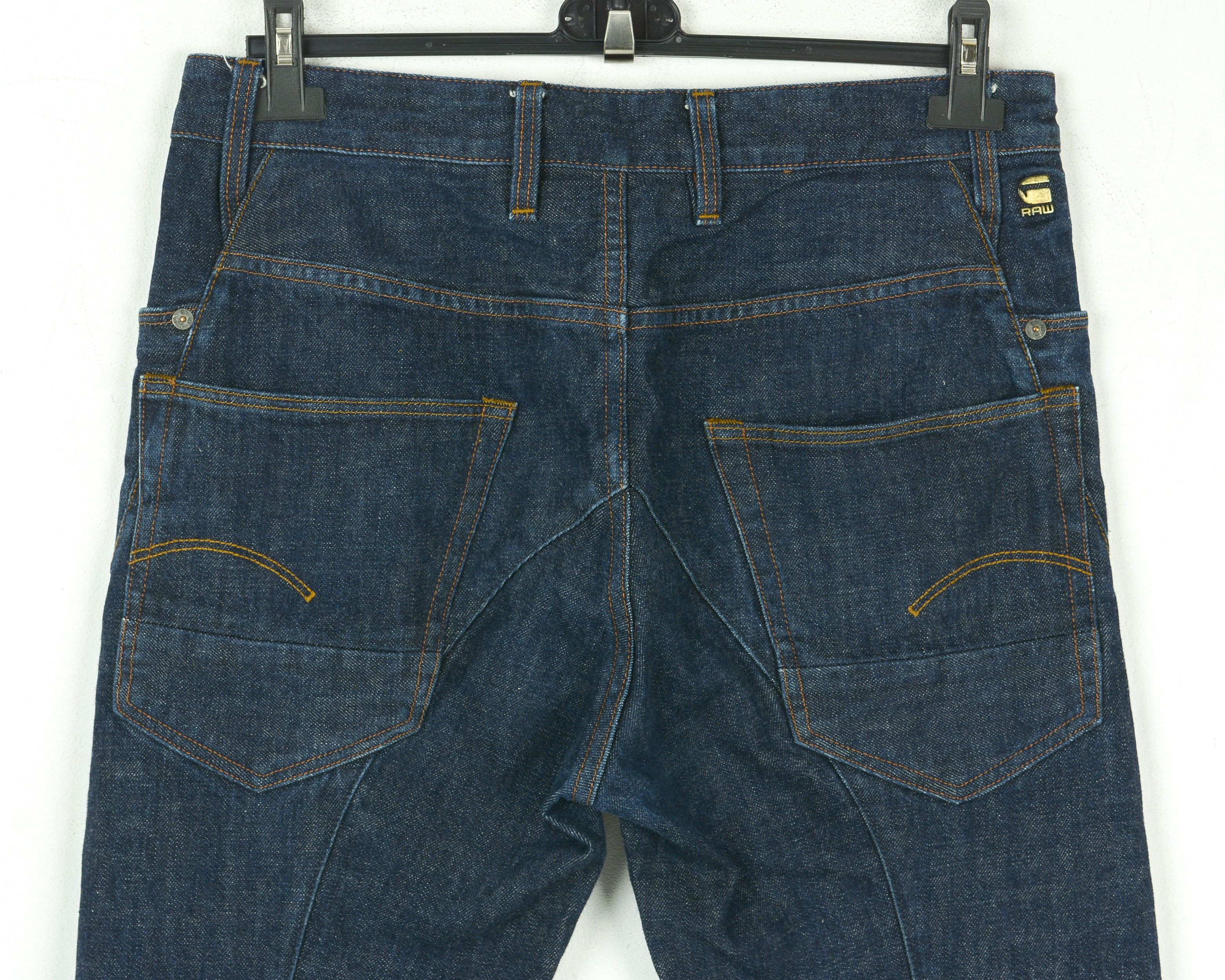 G-Star Lanc Jeans Tapered Denim Pants Trousers Blue Button Fly Size US 31 - 5 Thumbnail