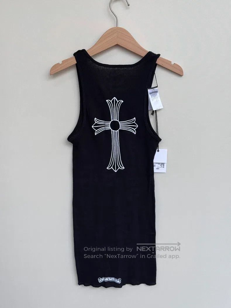 Chrome Hearts CHROME HEARTS Size S Black cross printed vest Size S / US 4 / IT 40 - 2 Thumbnail