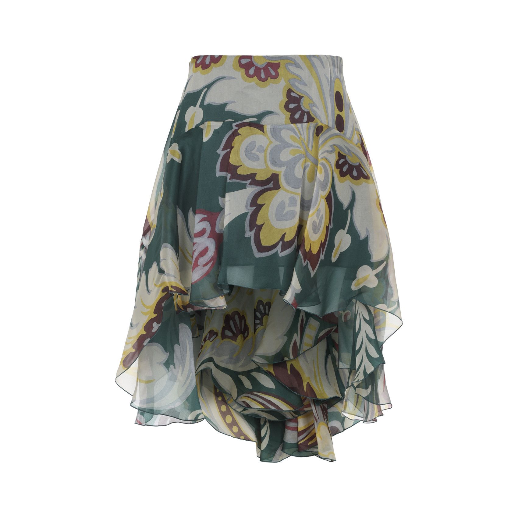 Etro Etro Asymmetric Mini Skirt Size 28" / US 6 / IT 42 - 1 Thumbnail
