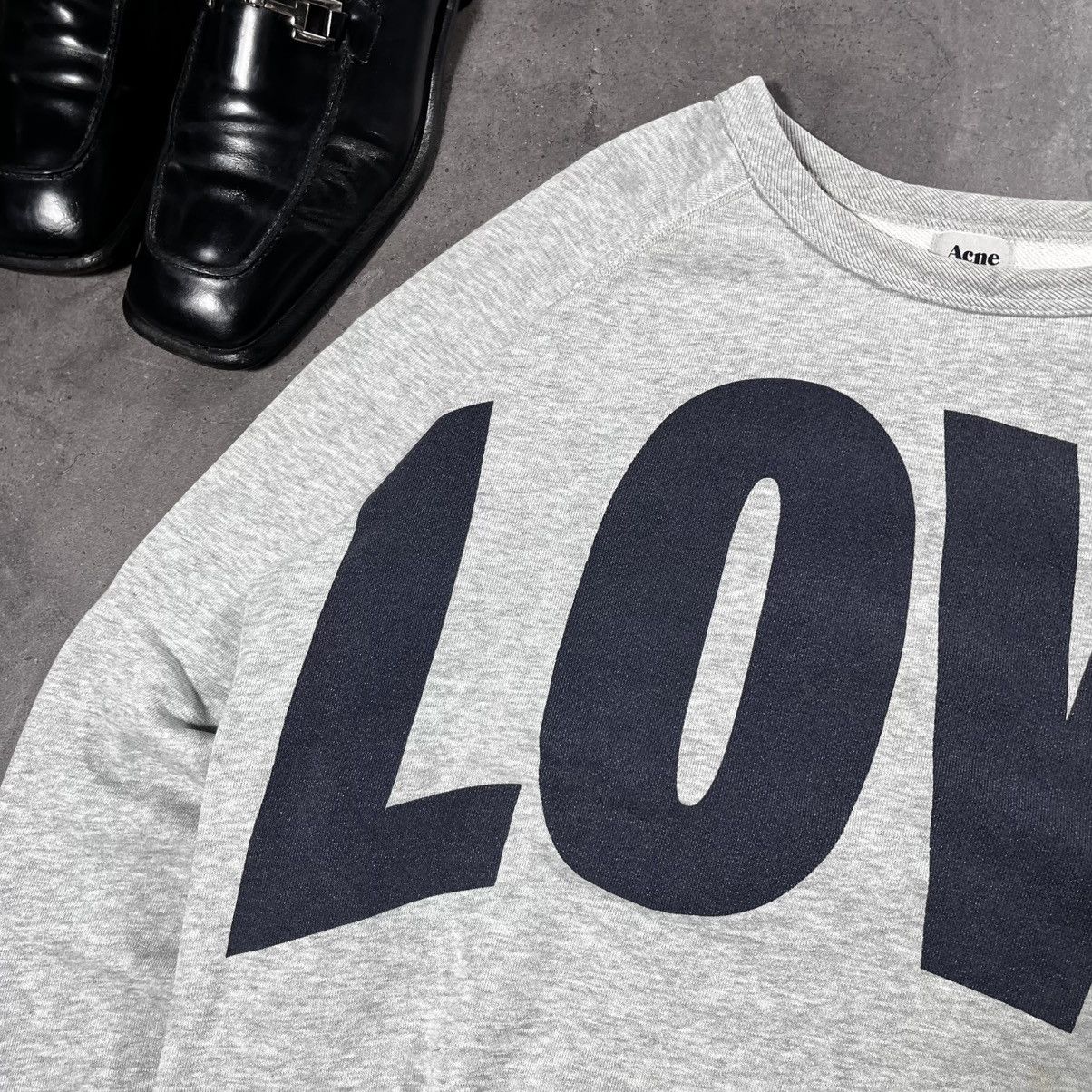 Acne Studios Acne Studios Love College FW12 Big Logo Crewneck Sweatshirt Size US L / EU 52-54 / 3 - 4 Thumbnail