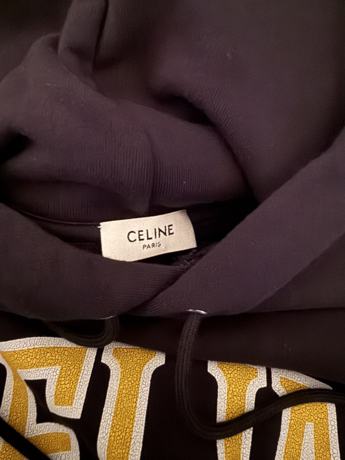 Celine Celine Loose Hoodie in Cotton Fleece Size US XL / EU 56 / 4 - 2 Thumbnail