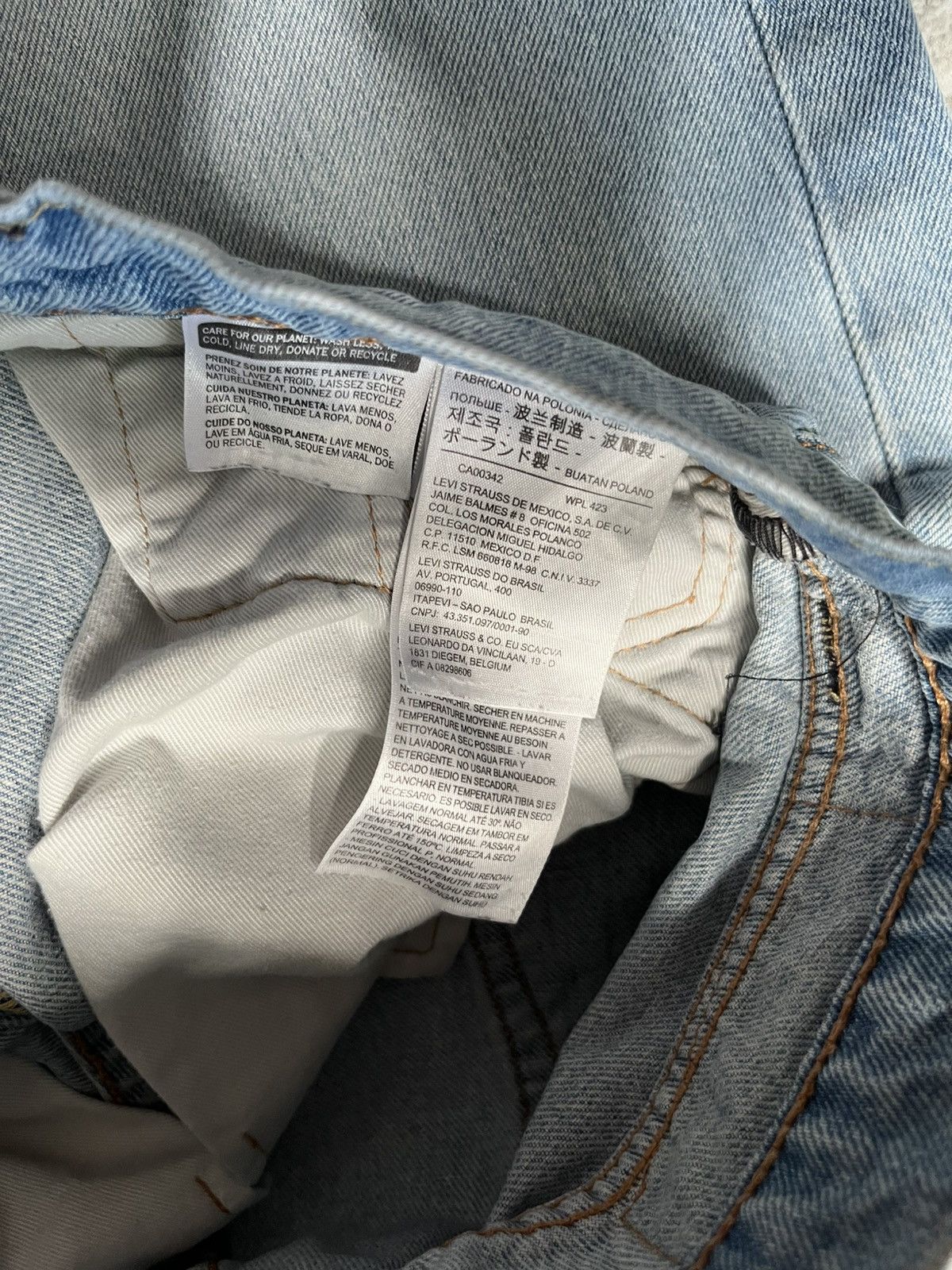 Levi's Vintage Blue Levi’s Straight Leg Jeans Trousers Basic 511 Size 28" / US 6 / IT 42 - 4 Thumbnail