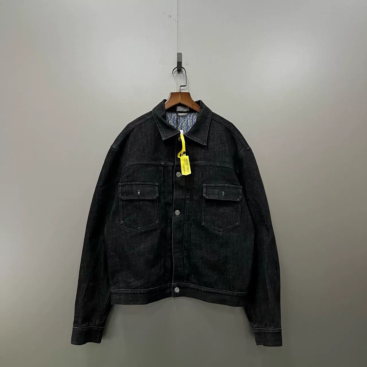 Dior dior logo denim jacket black size 50 Size US L / EU 52-54 / 3 - 1 Thumbnail