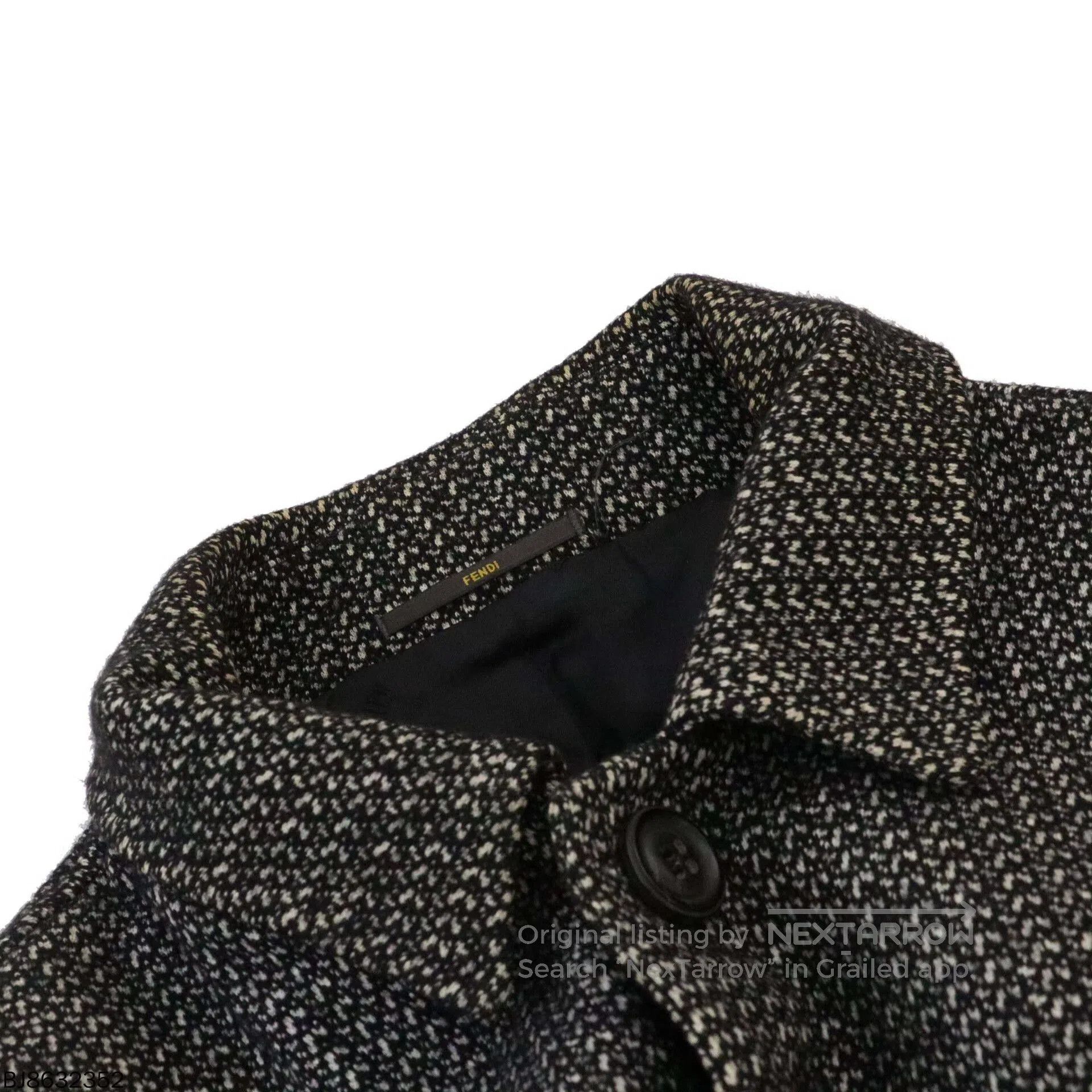 Fendi fendi long coat with single button closure. Size US XXL / EU 58 / 5 - 3 Thumbnail