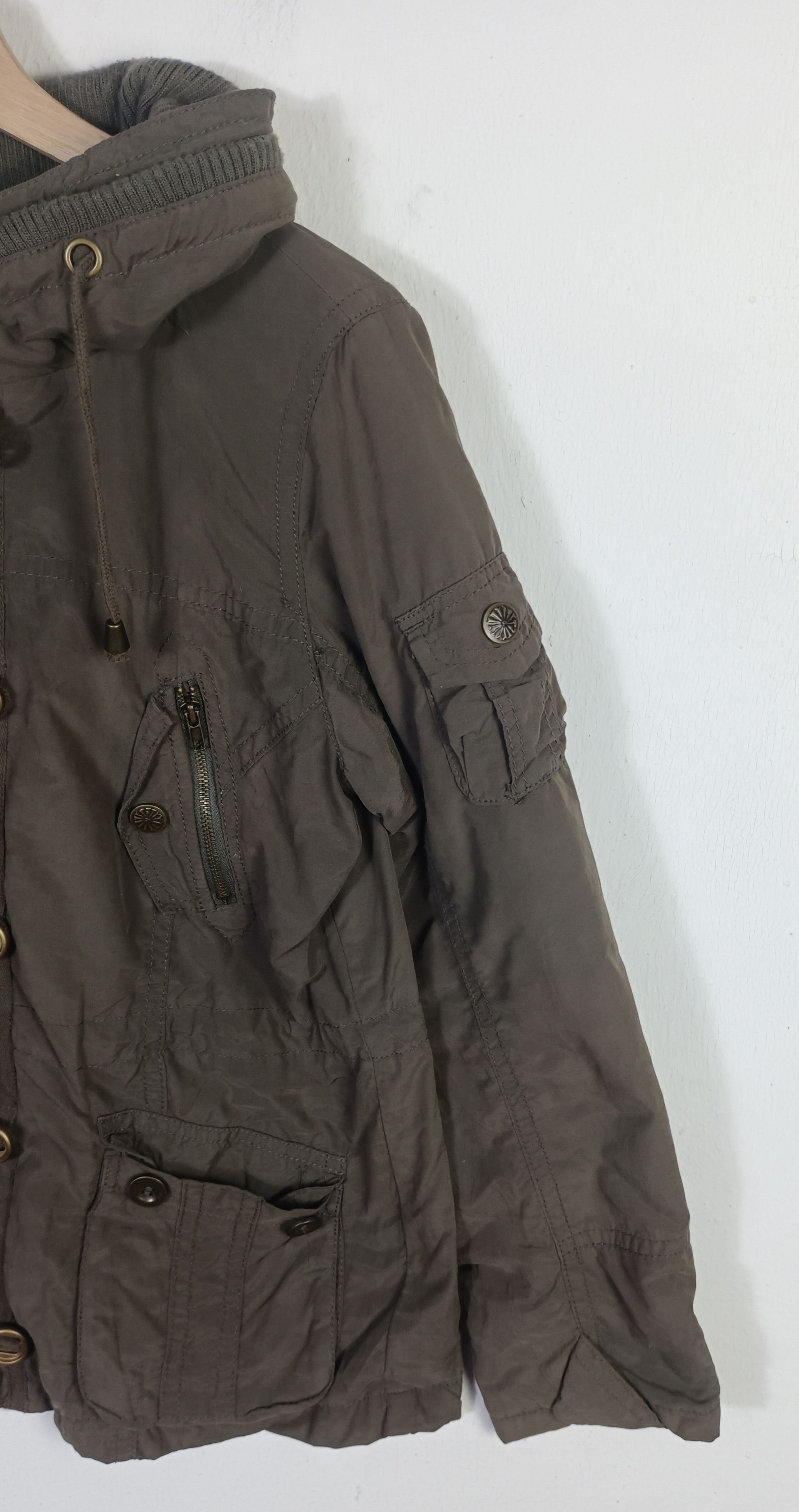 Japanese Brand 🇯🇵US Army Type Air Force 07 Flight Tactical Pocket Jacket Size US L / EU 52-54 / 3 - 10 Thumbnail
