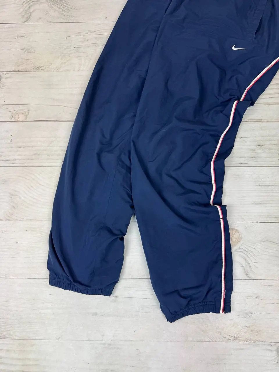 Nike Vintage Nike Track Pants Track 00s Swoosh Striped Nylon Y2K Size US 32 / EU 48 - 3 Thumbnail