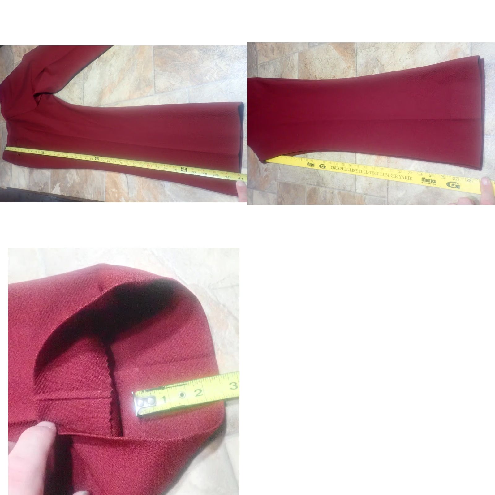 Izod Vintage Izod Red Polyester Dress Pants Size 36x28 Preppy Straight Leg 1980s Mens Size US 36 / EU 52 - 8 Thumbnail