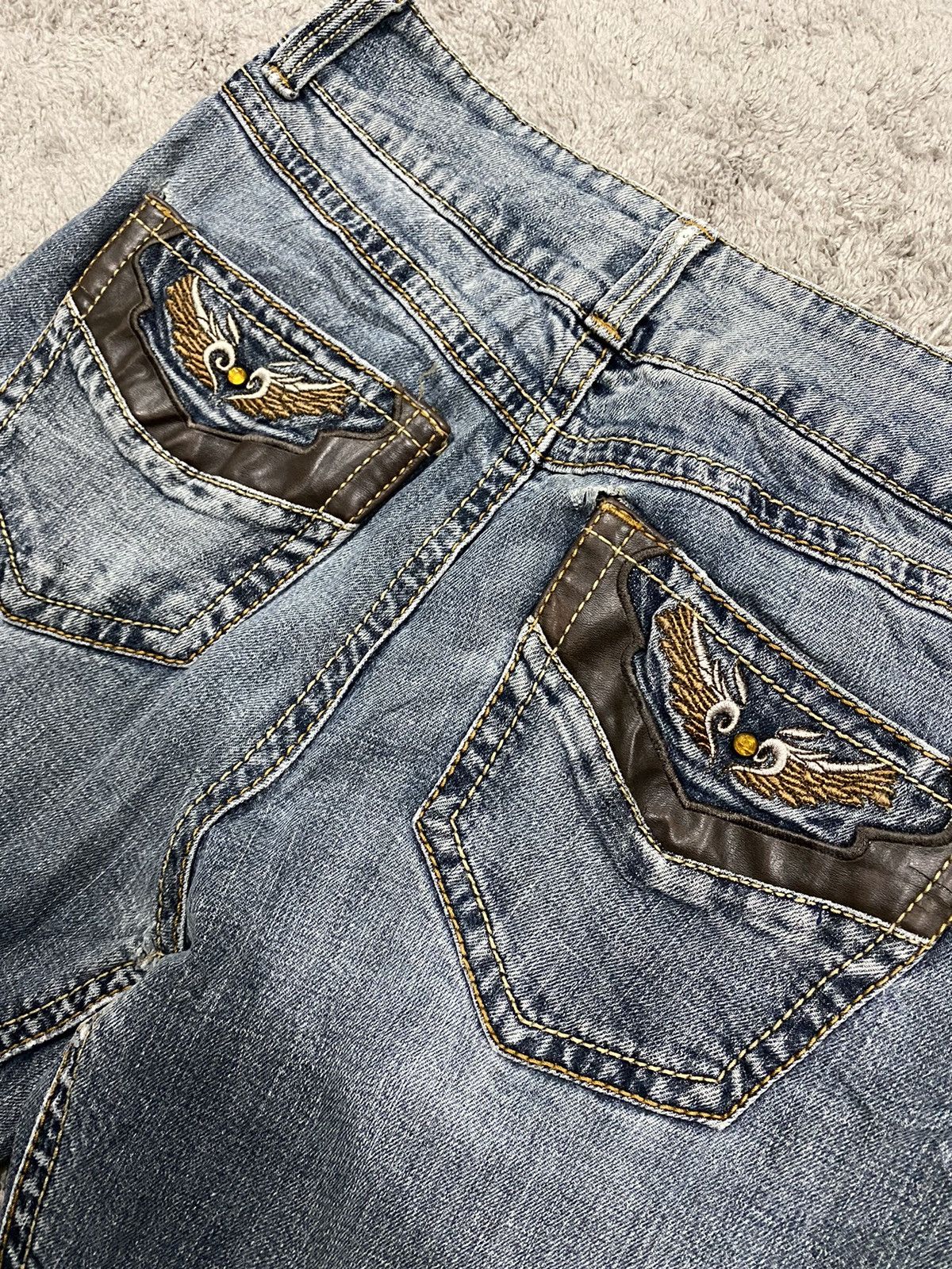 Japanese Brand Hiromichi Nakano Flared Jeans Denim Size US 30 / EU 46 - 5 Thumbnail