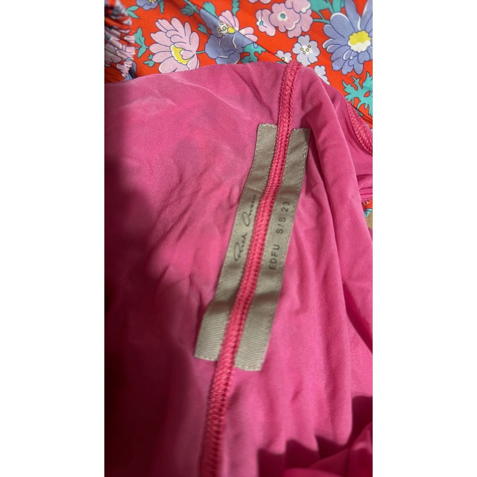 Rick Owens Rick Owens raw cut asymmetric tank top Fushia Size S / US 4 / IT 40 - 6 Thumbnail