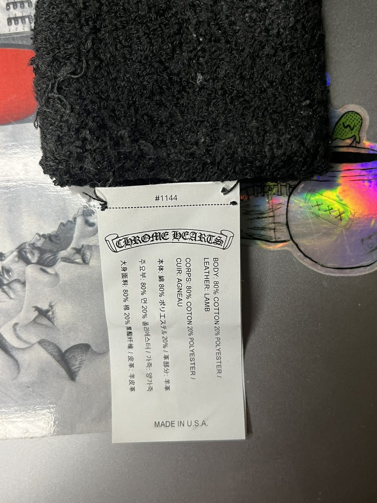 Chrome Hearts Chrome Hearts Pink Cemetery Cross Leather Sweatbands Size ONE SIZE - 3 Thumbnail