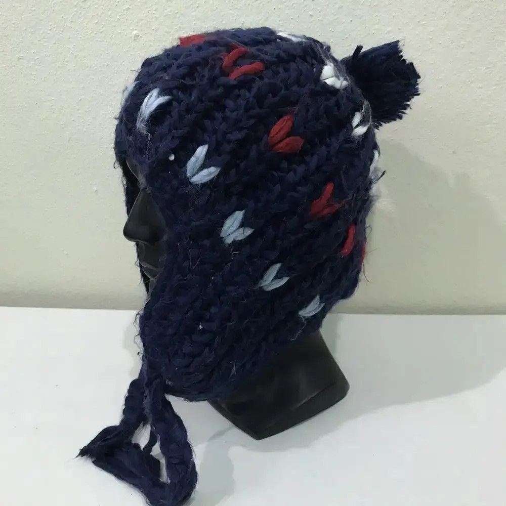 Japanese Brand × Kapital × Vintage Japanese Brand Knit Earflap Beanie Hat Size ONE SIZE - 3 Thumbnail