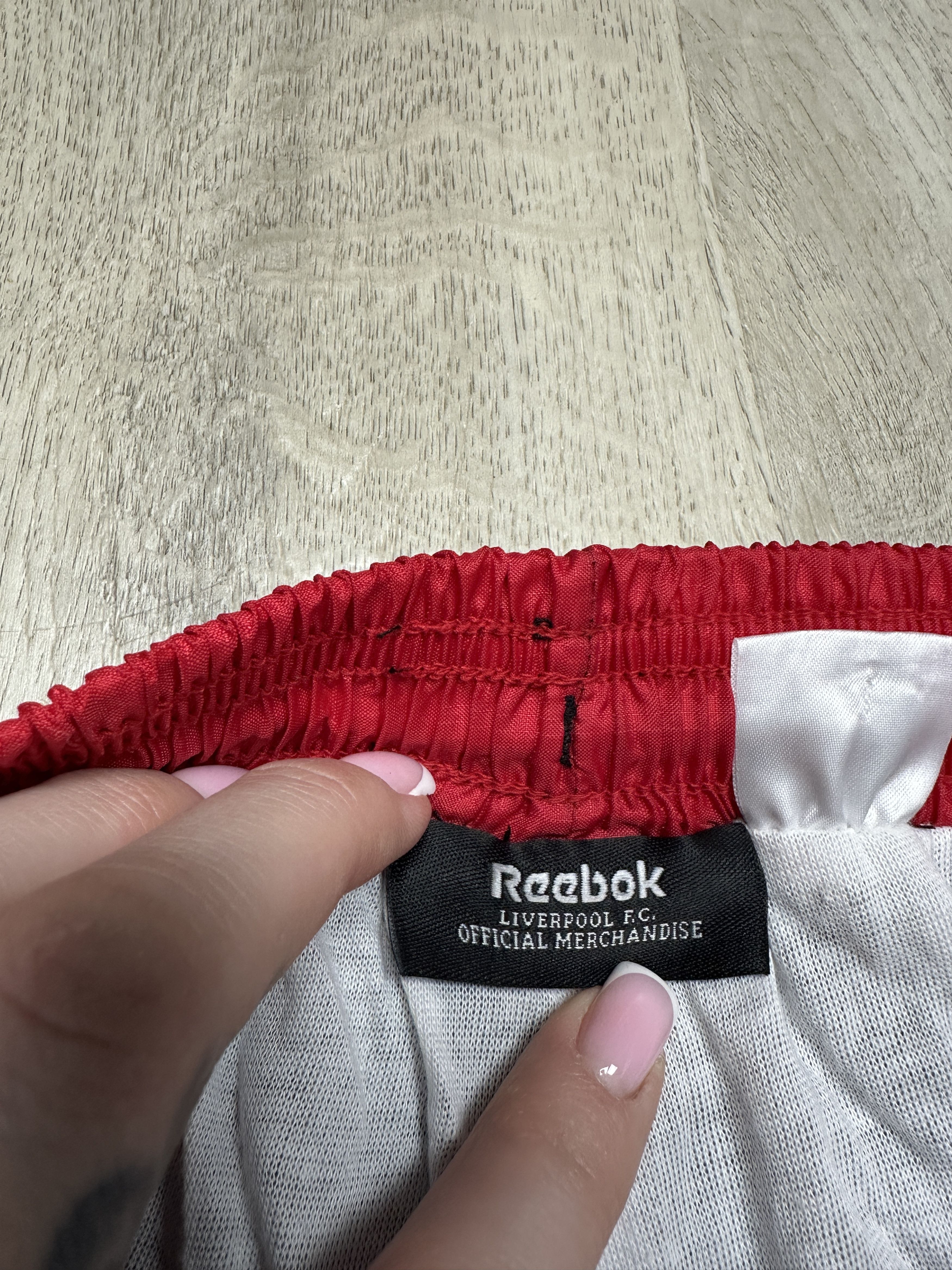 Reebok Reebok Liverpool FC Vintage Mens Nylon Track Pants Size US 30 / EU 46 - 4 Thumbnail