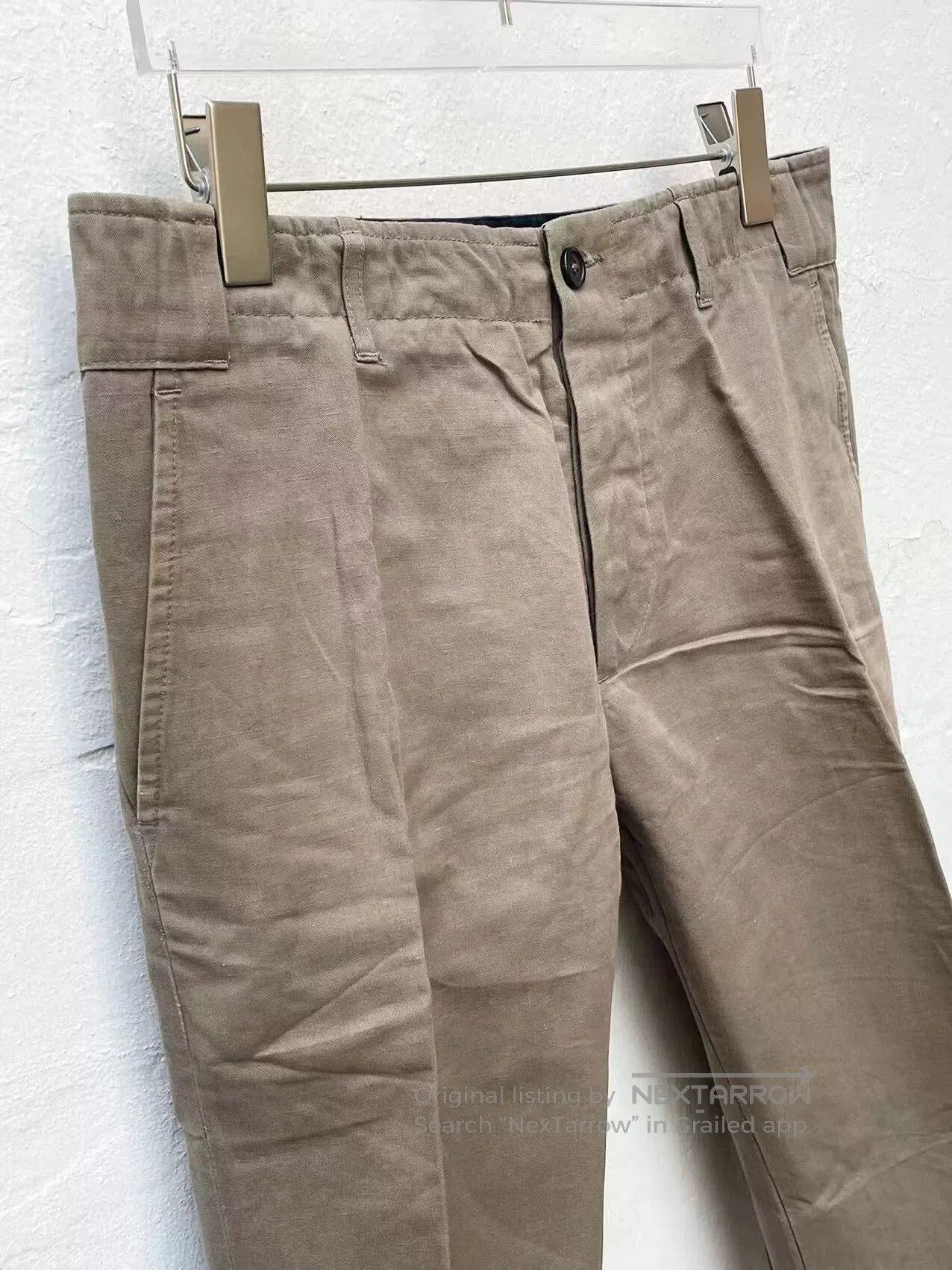 Ann Demeulemeester Ann Demeulemeester Cotton-Linen Trousers. Size US 32 / EU 48 - 3 Thumbnail