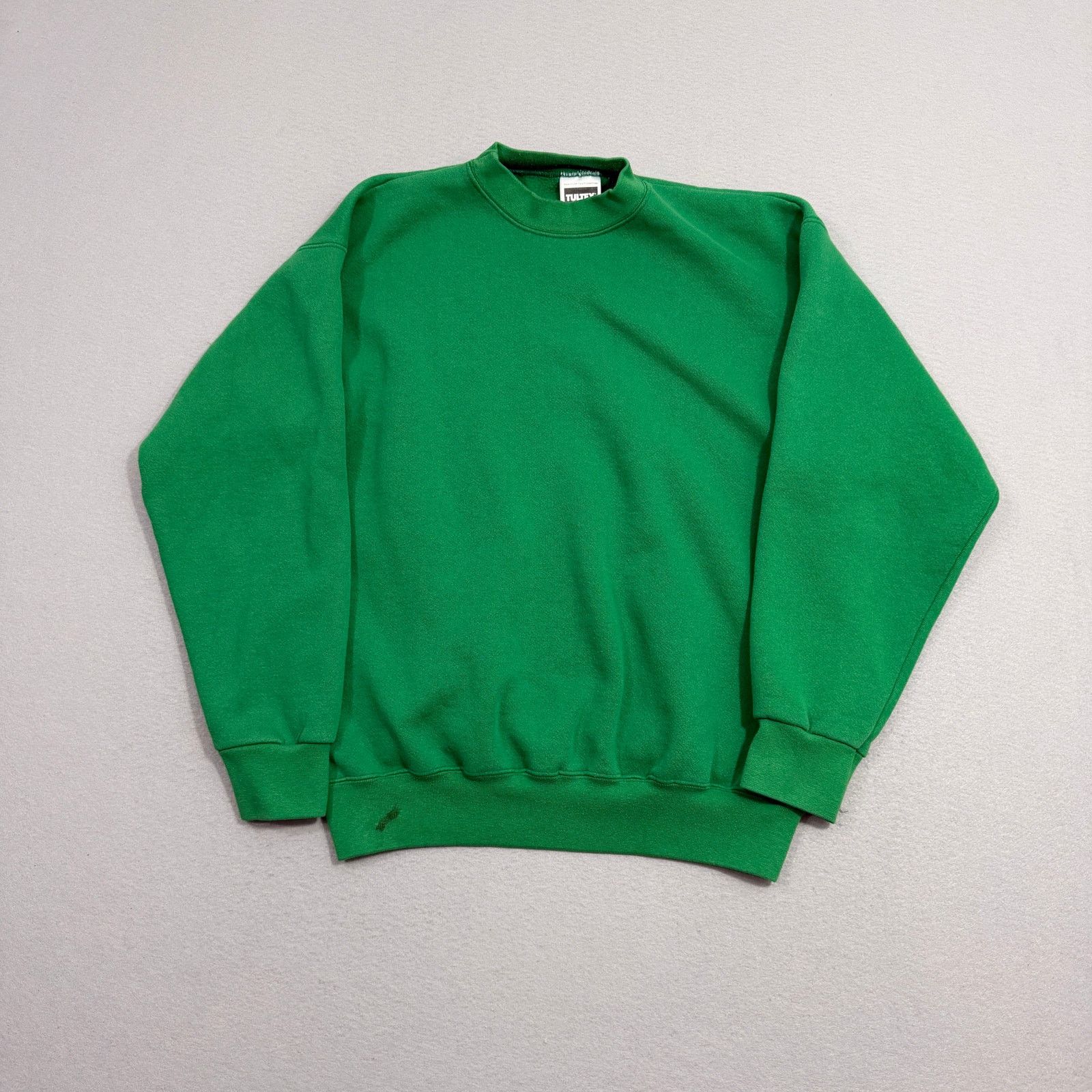 Vintage Vintage Tultex Superweight Sweatshirt Men's Large Green 90s Size US L / EU 52-54 / 3 - 1 Thumbnail