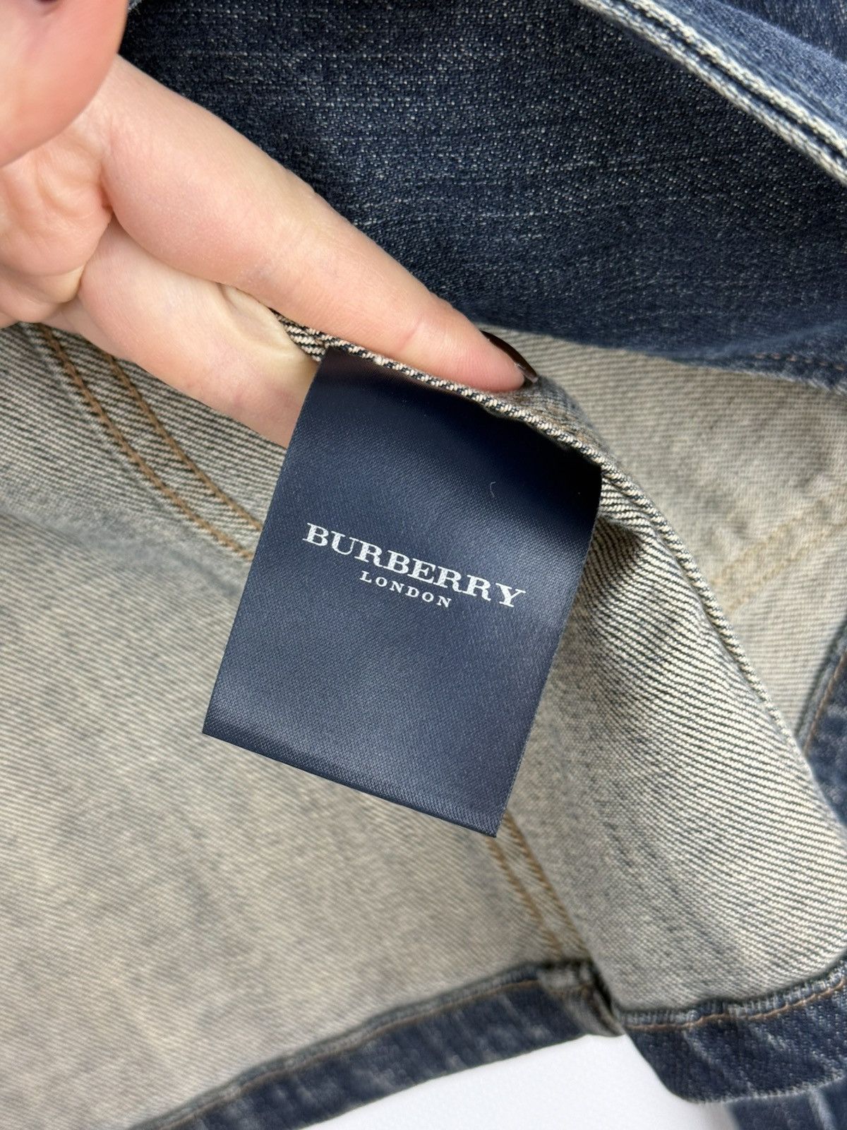 Burberry Burberry London Vintage Ladies Denim Blazer Jacket Size US 8 Size M / US 6-8 / IT 42-44 - 16 Thumbnail