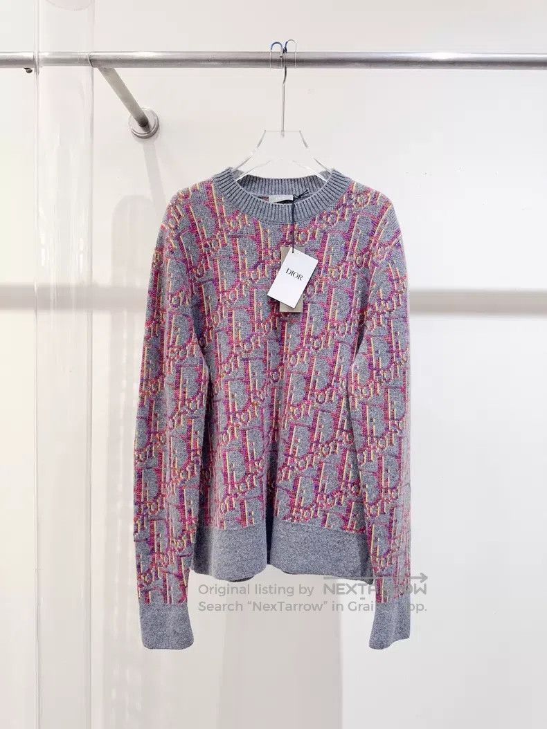 Dior Dior Full logo sweater Size US S / EU 44-46 / 1 - 1 Thumbnail
