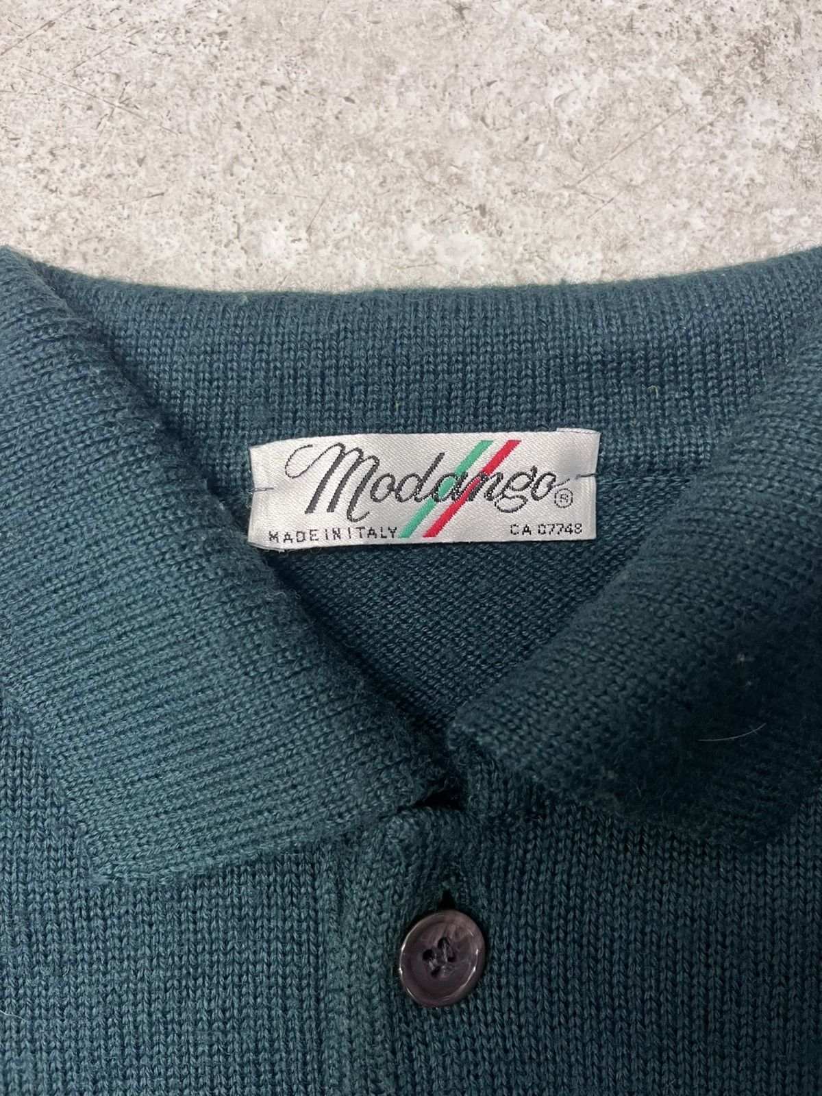 Vintage Vintage dark green knit sweater Size US XL / EU 56 / 4 - 3 Thumbnail