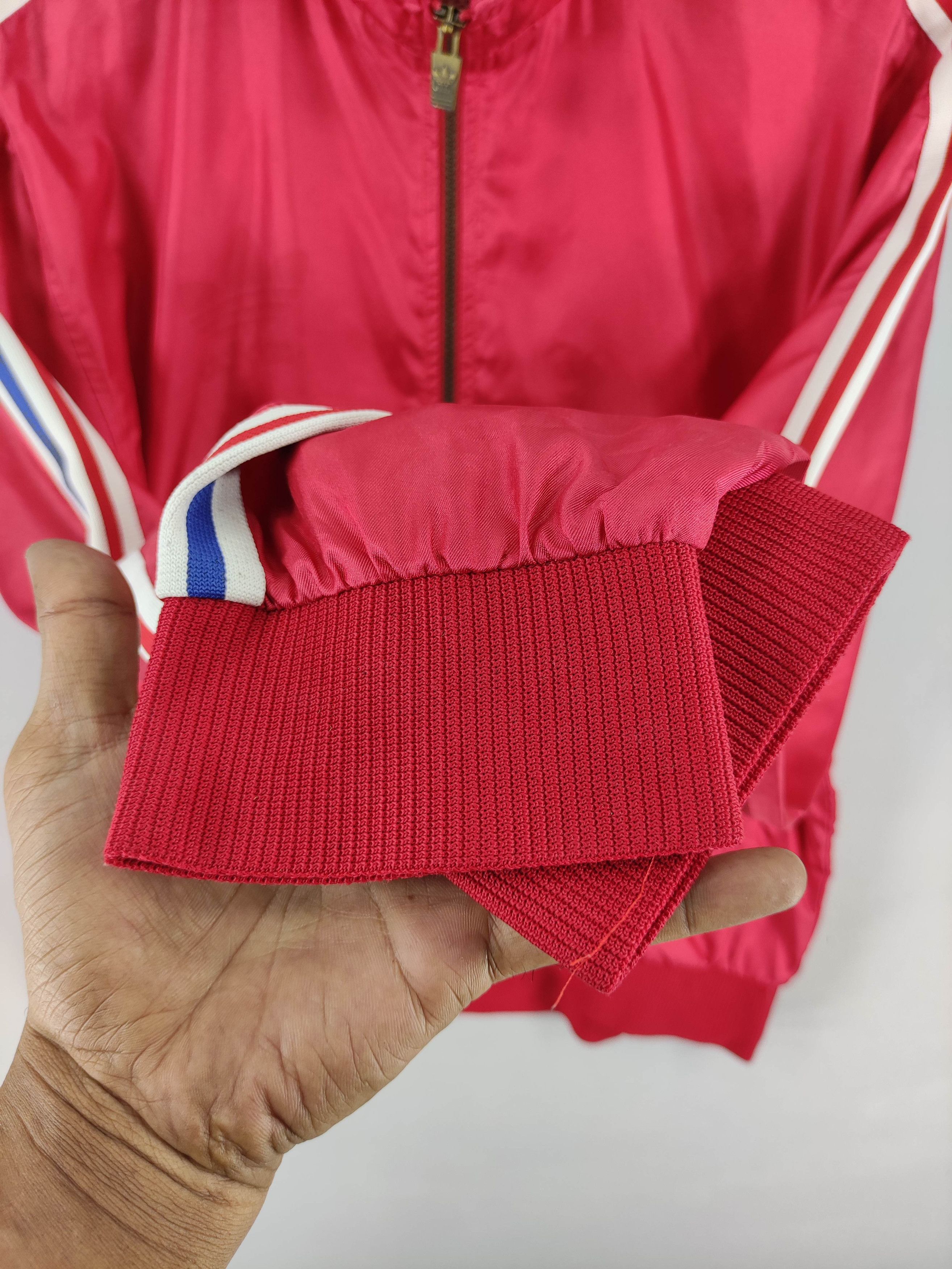 Adidas Vintage Adidas Jaspo Sweater Jacket Striped Zipper Hoodie Size US L / EU 52-54 / 3 - 7 Thumbnail