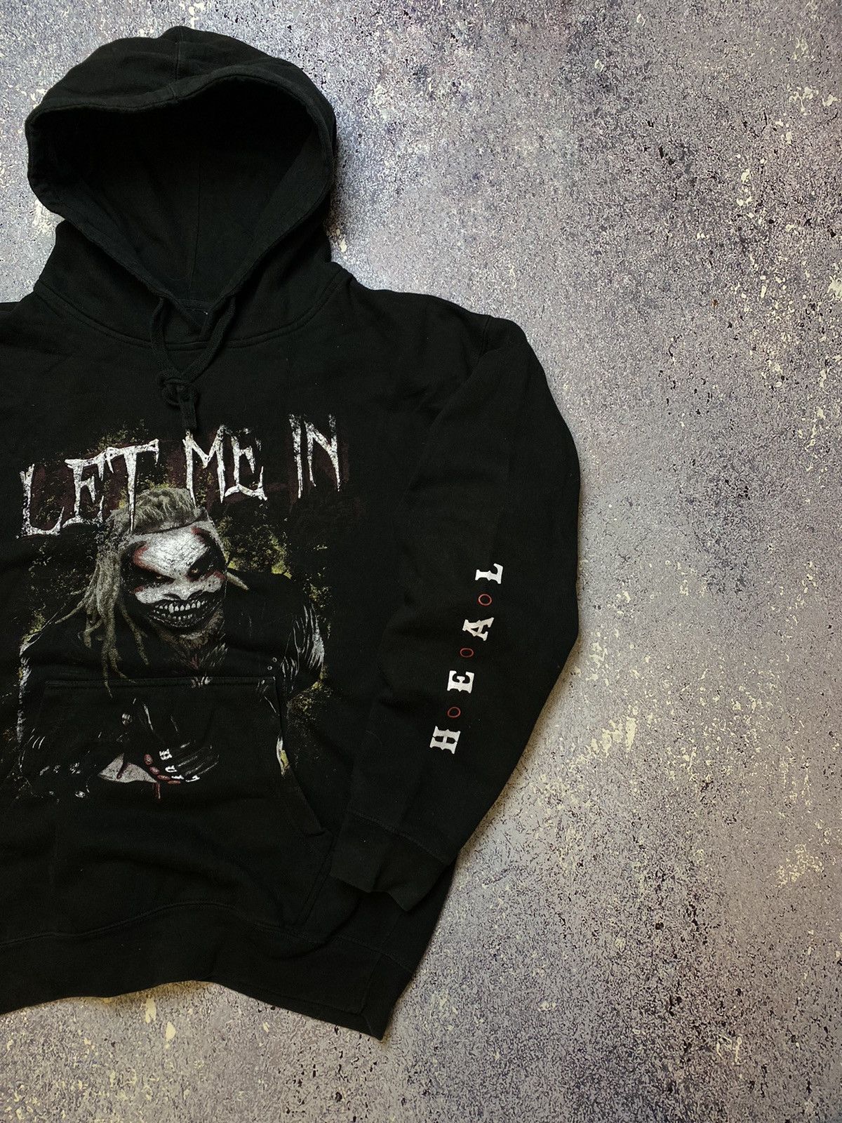 Japanese Brand × Vintage 💥VINTAGE BRAY WYATT LET ME IN BIG LOGO SCARY HOODIE Size US L / EU 52-54 / 3 - 3 Thumbnail