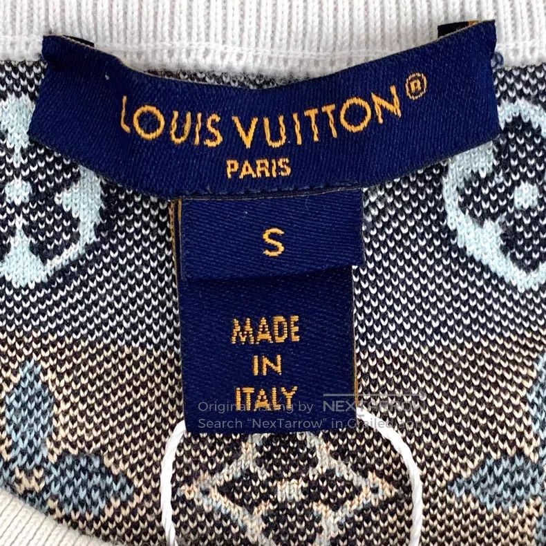 Louis Vuitton Louis Vuitton 24 sky-blue logo presbyopic full print cotto Size US S / EU 44-46 / 1 - 5 Thumbnail