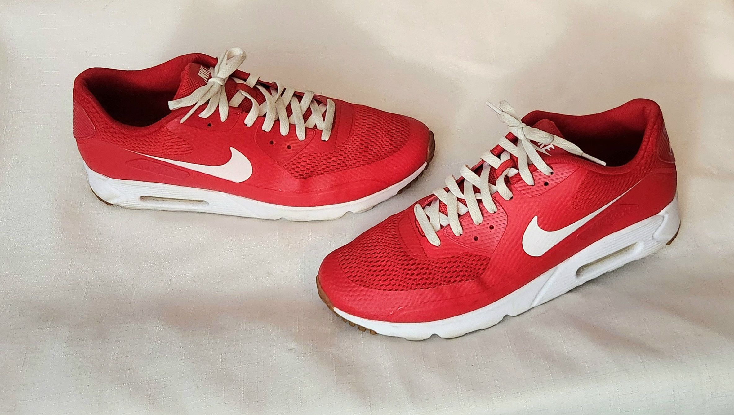 Nike NIKE AIR MAX 90 ULTRA ESSENTIAL UNIVERSITY RED 819474-601 14 Size US 14 / EU 47 - 2 Thumbnail