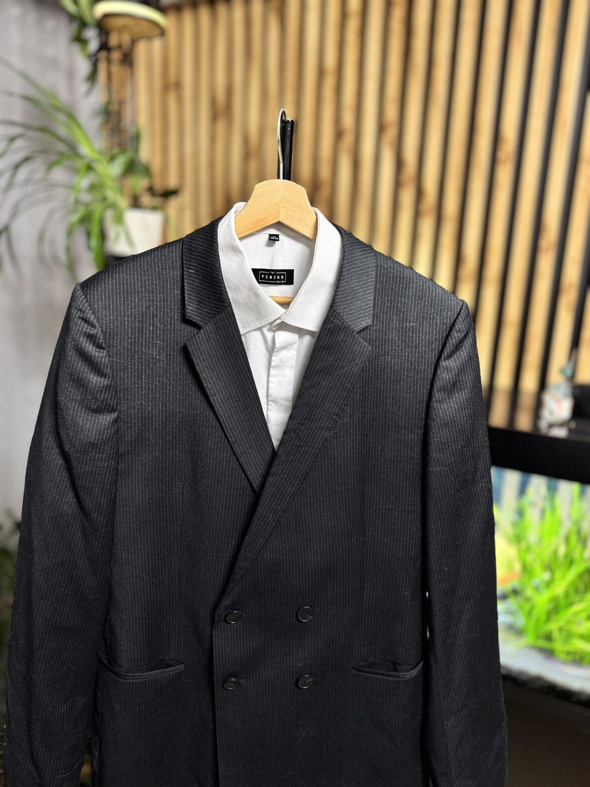 Hugo Boss new men's wool jacket with a cashmere blend from Hugo Boss Size 52R - 2 Thumbnail