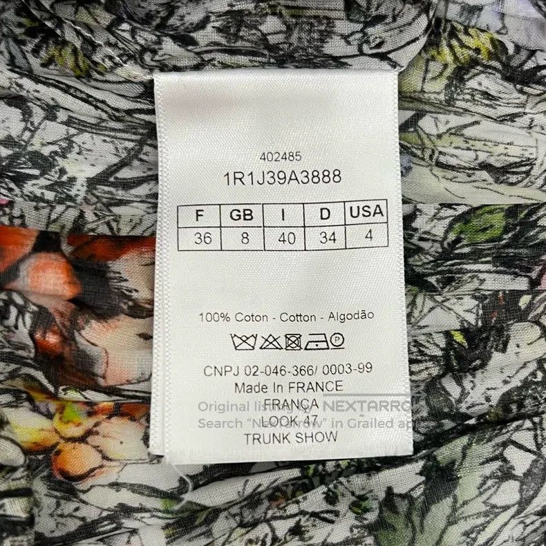 Dior Dior Floral high-waisted skirt Size 24" / US 00 / IT 34 - 7 Thumbnail