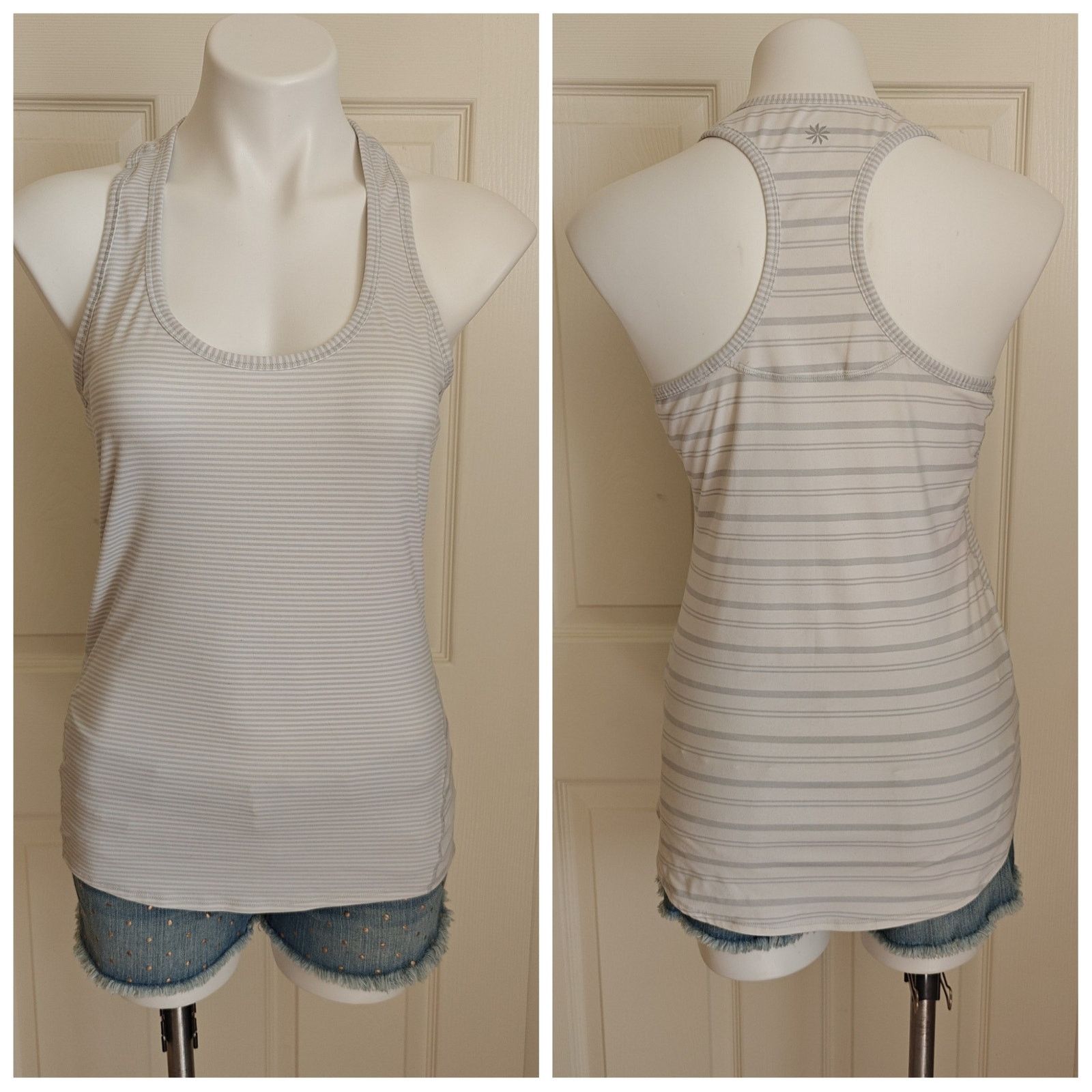 Athleta Athleta striped racerback tank top sz S Size S / US 4 / IT 40 - 2 Thumbnail