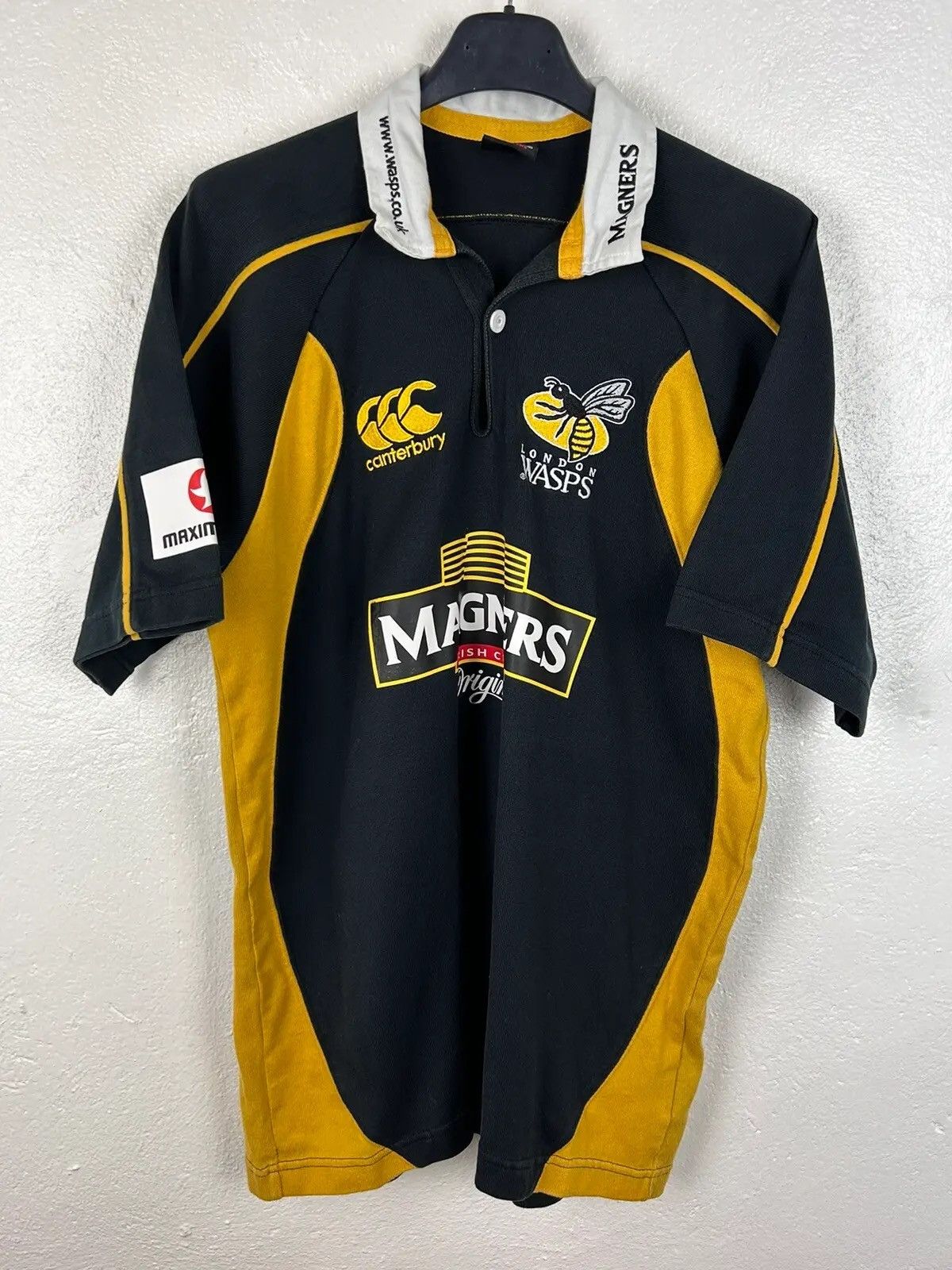 Canterbury of New Zealand Canterbury Of New Zealand London Wasps Rugby Polo Shirt Size US XS / EU 42 / 0 - 1 Thumbnail