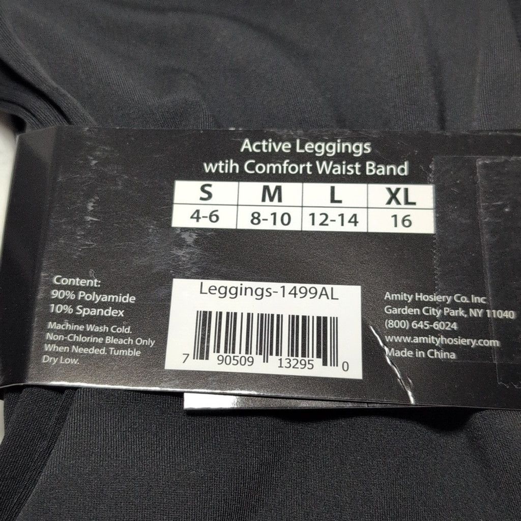 NBDN Nobrandedon Wild Flowers Black Active Leggings XL Size ONE SIZE - 4 Thumbnail