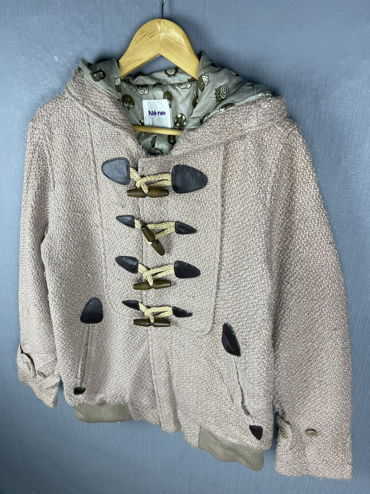 Issey Miyake × Ne-Net × Vintage Vintage Issey Miyake Ne-Net Duffle Hoodie Jacket Size US M / EU 48-50 / 2 - 4 Thumbnail