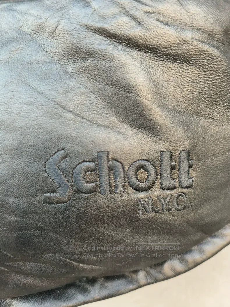 Schott Schott Down leather horse clip vest Size US S / EU 44-46 / 1 - 3 Thumbnail