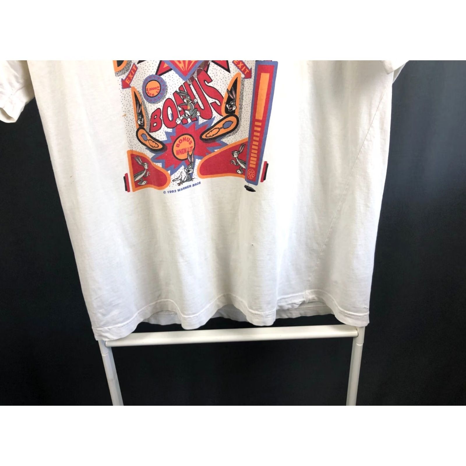 Vintage VINTAGE Warner Bros. Shirt Mens One Size White Bugs Bunny Cotton Men Size US M / EU 48-50 / 2 - 6 Thumbnail