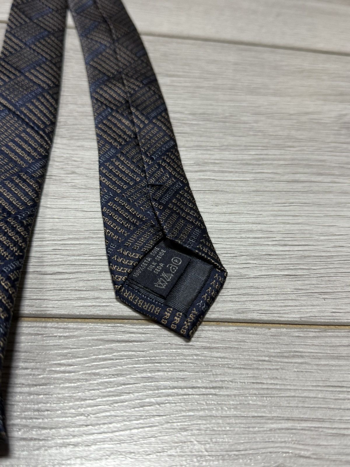 Burberry Burberry monogram all over silk tie Size ONE SIZE - 3 Thumbnail