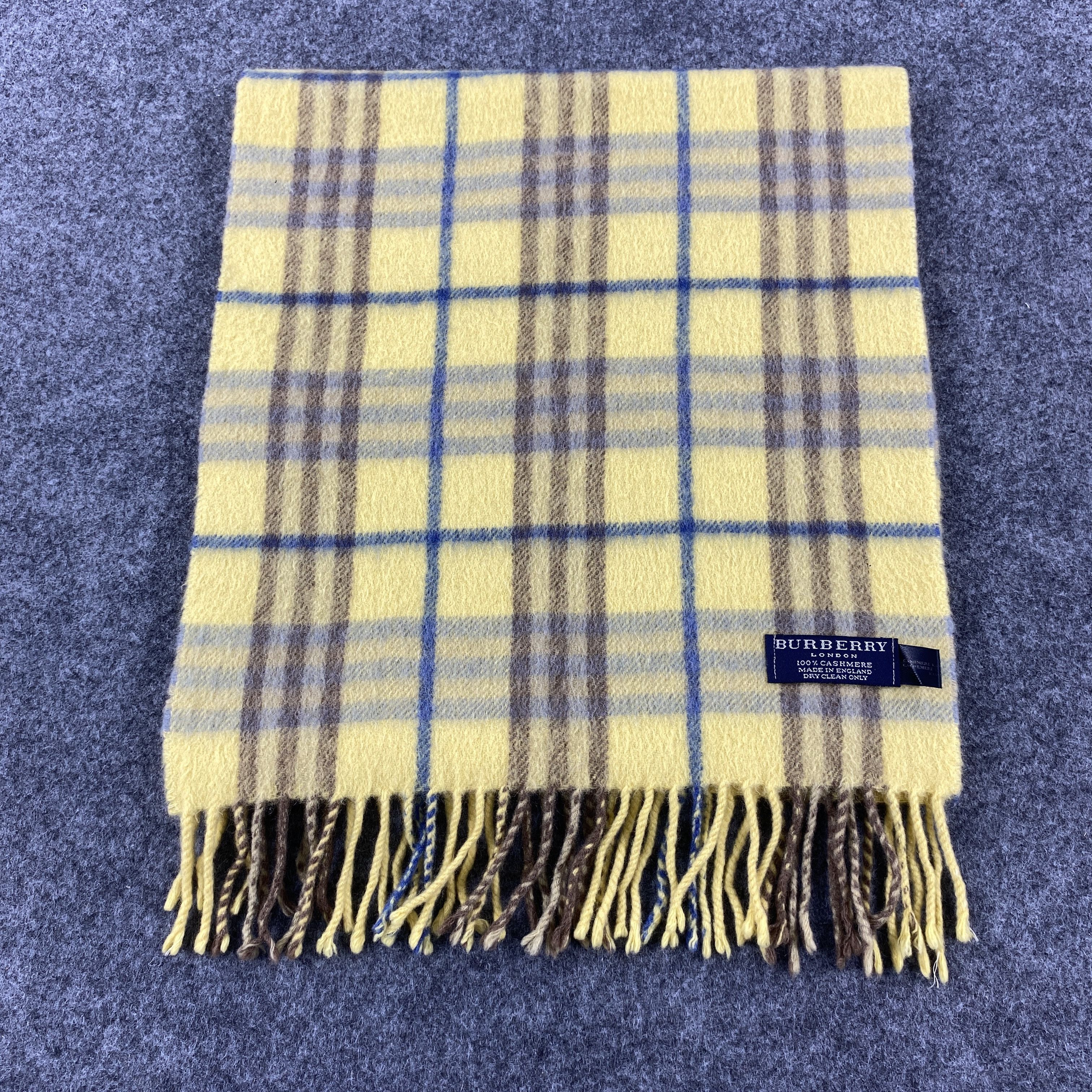 Burberry × Vintage GF10381 Burberry Scarf Neck Wear Muffler Nova Check Size ONE SIZE - 2 Thumbnail