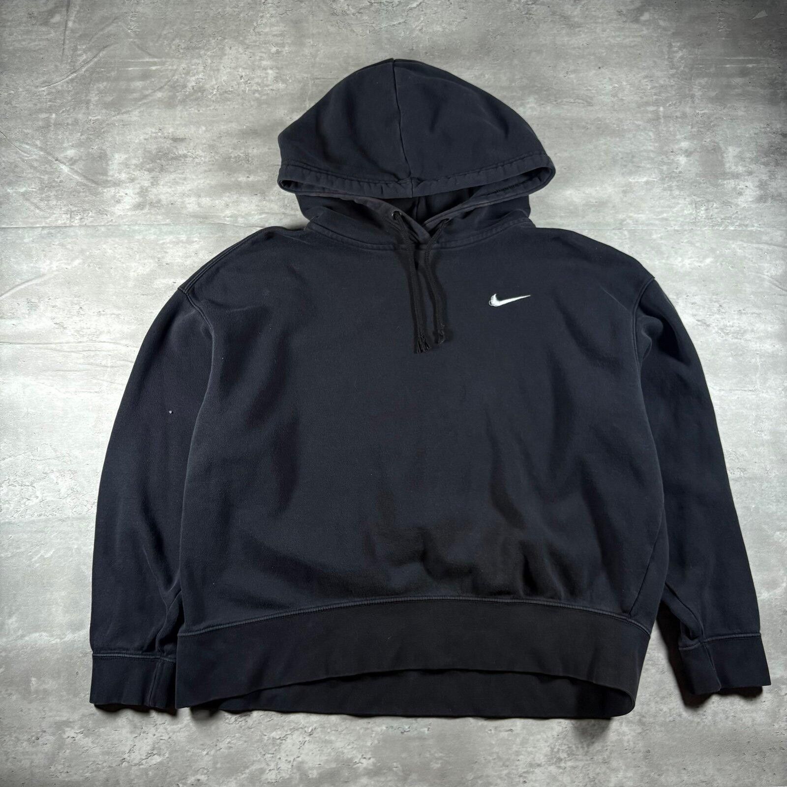 Nike Vintage black Nike hoodie Size US L / EU 52-54 / 3 - 1 Thumbnail