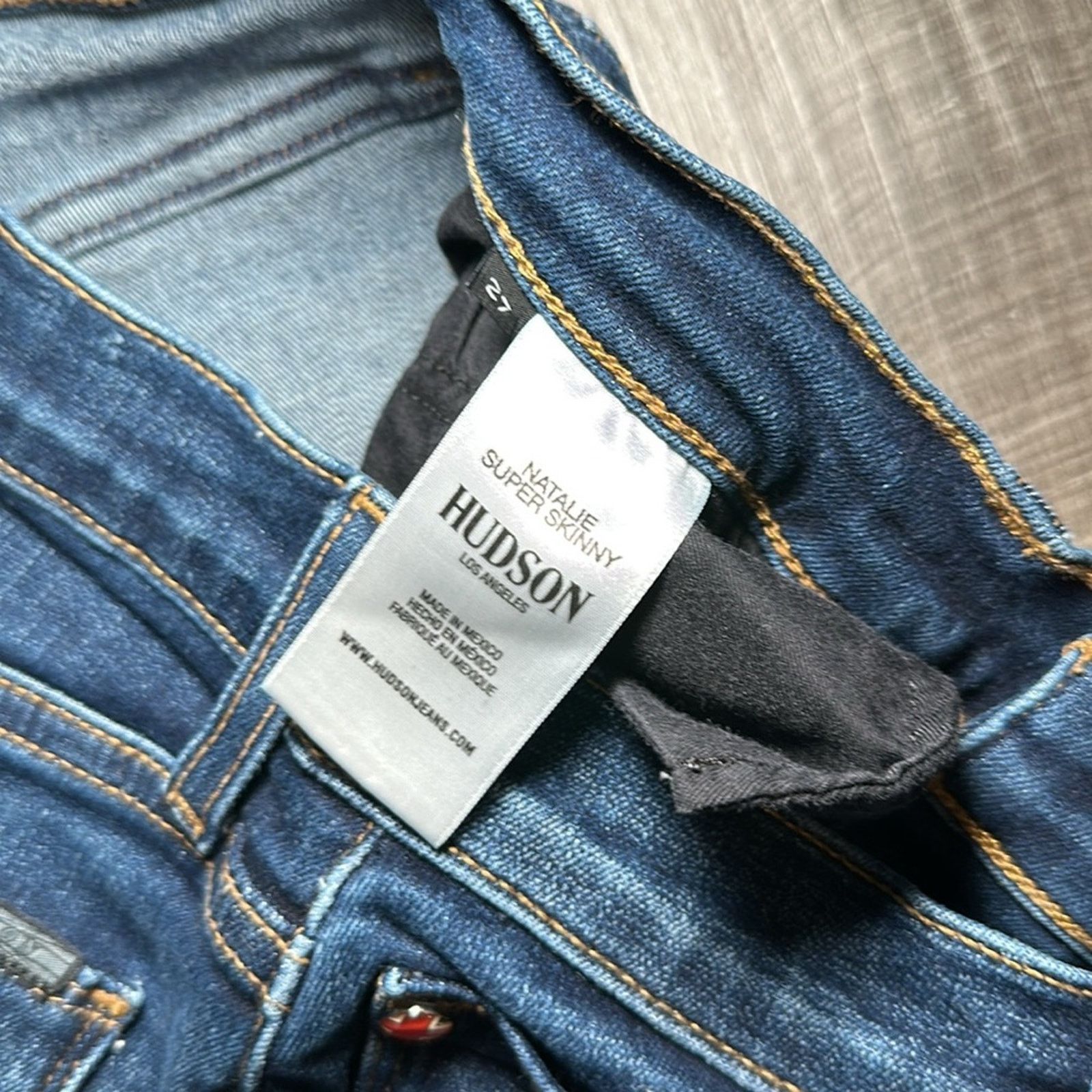 Hudson Hudson Natalie Super Skinny Jeans - 27 Size 27" / US 4 / IT 40 - 7 Thumbnail