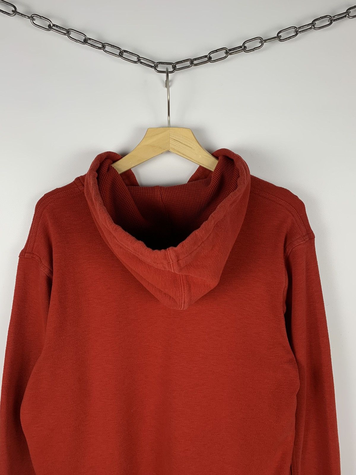 Vintage Y2K Polo Ralph Lauren Heavyweight Hoodie Size S Red