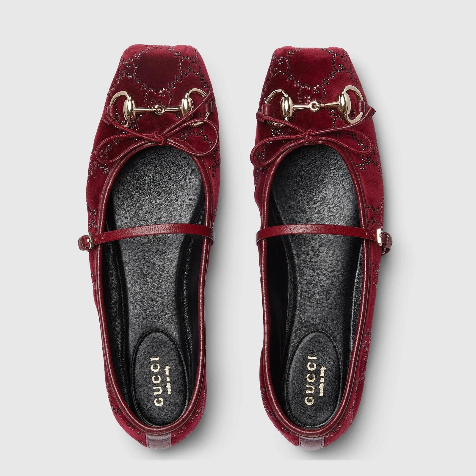 Gucci Gucci Horsebit GG Crystal Flats Size US 7.5 / IT 37.5 - 3 Thumbnail