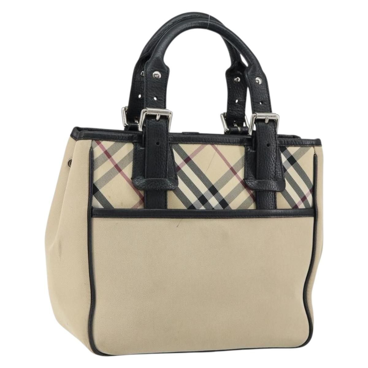 Burberry Burberry Nova Check Handbag Nova Check Canvas Size ONE SIZE - 1 Thumbnail