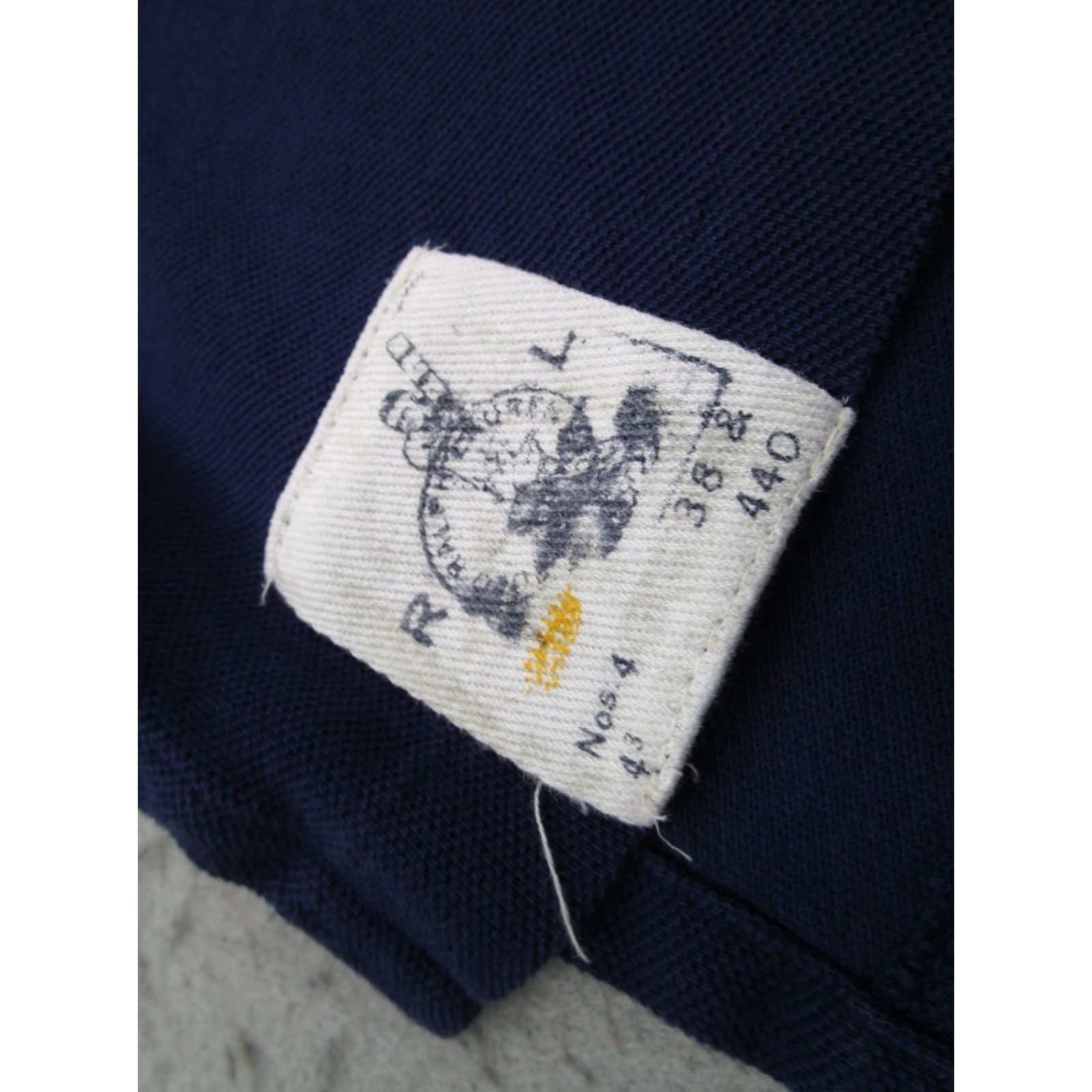 Polo Ralph Lauren VINTAGE Polo Ralph Lauren Polo Shirt Mens Large Blue Crown Crest Double Sided Size US L / EU 52-54 / 3 - 5 Thumbnail