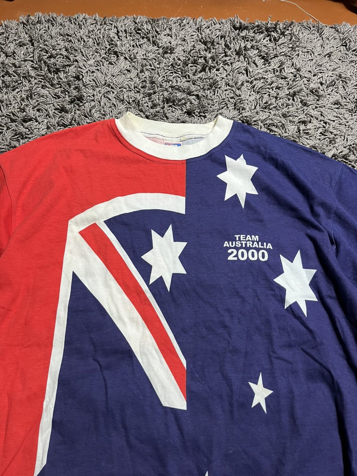 Vintage VINTAGE 1990s TEAM AUSTRALIA FLAG OVER PRINT GRAPHIC TEE Size US XL / EU 56 / 4 - 2 Thumbnail