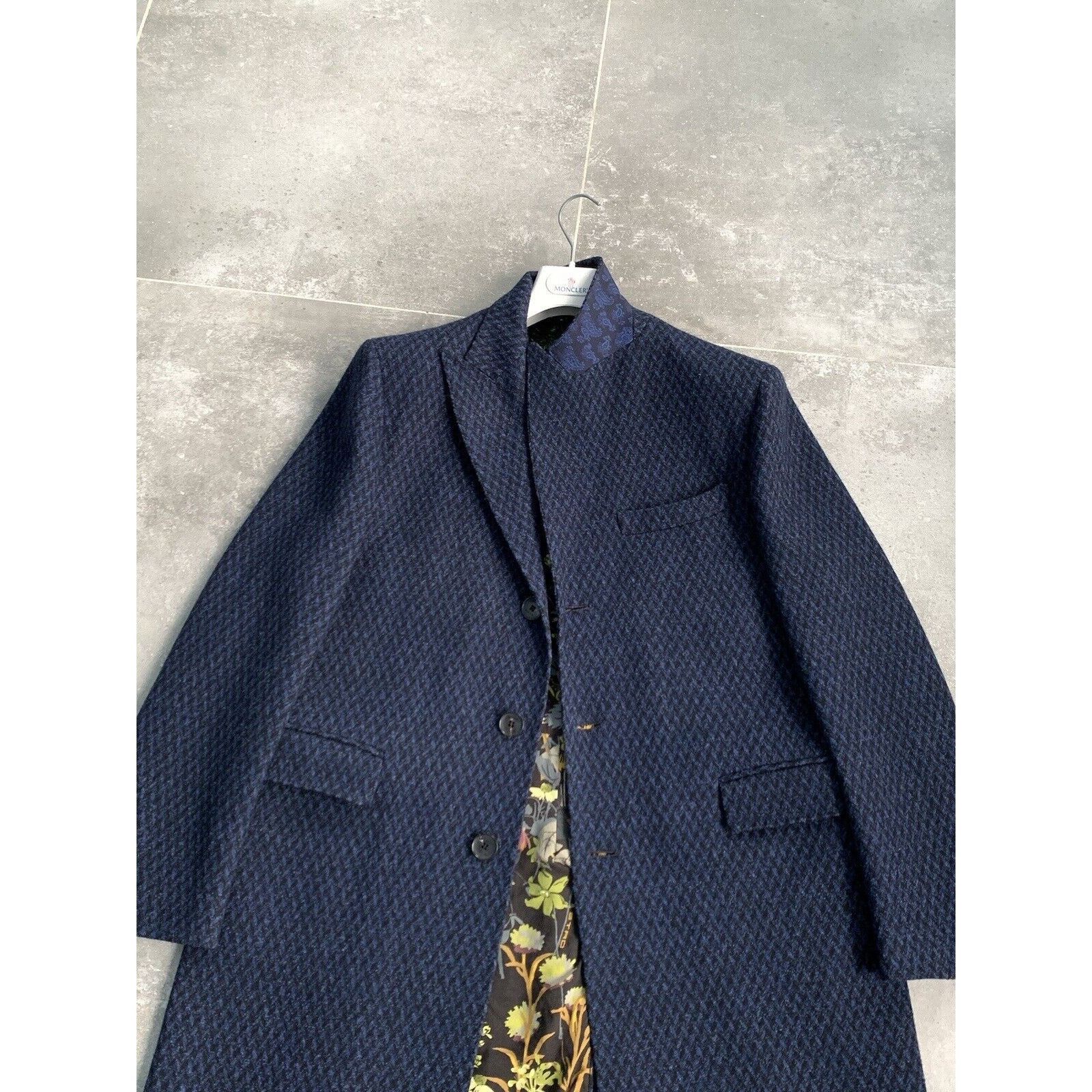 Etro Men's ETRO Long Wool Trench Coat Mac Jacket EU 52 UK 42 L Size US L / EU 52-54 / 3 - 19 Thumbnail
