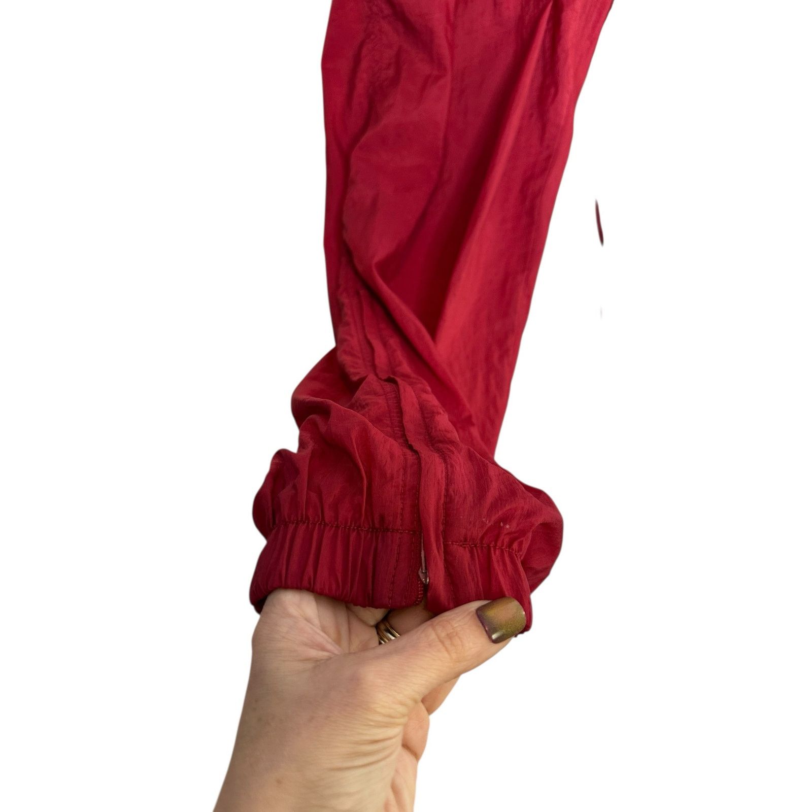 Nike Nike sports vintage red pleated windbreaker pants size M Size 30" / US 8 / IT 44 - 12 Thumbnail