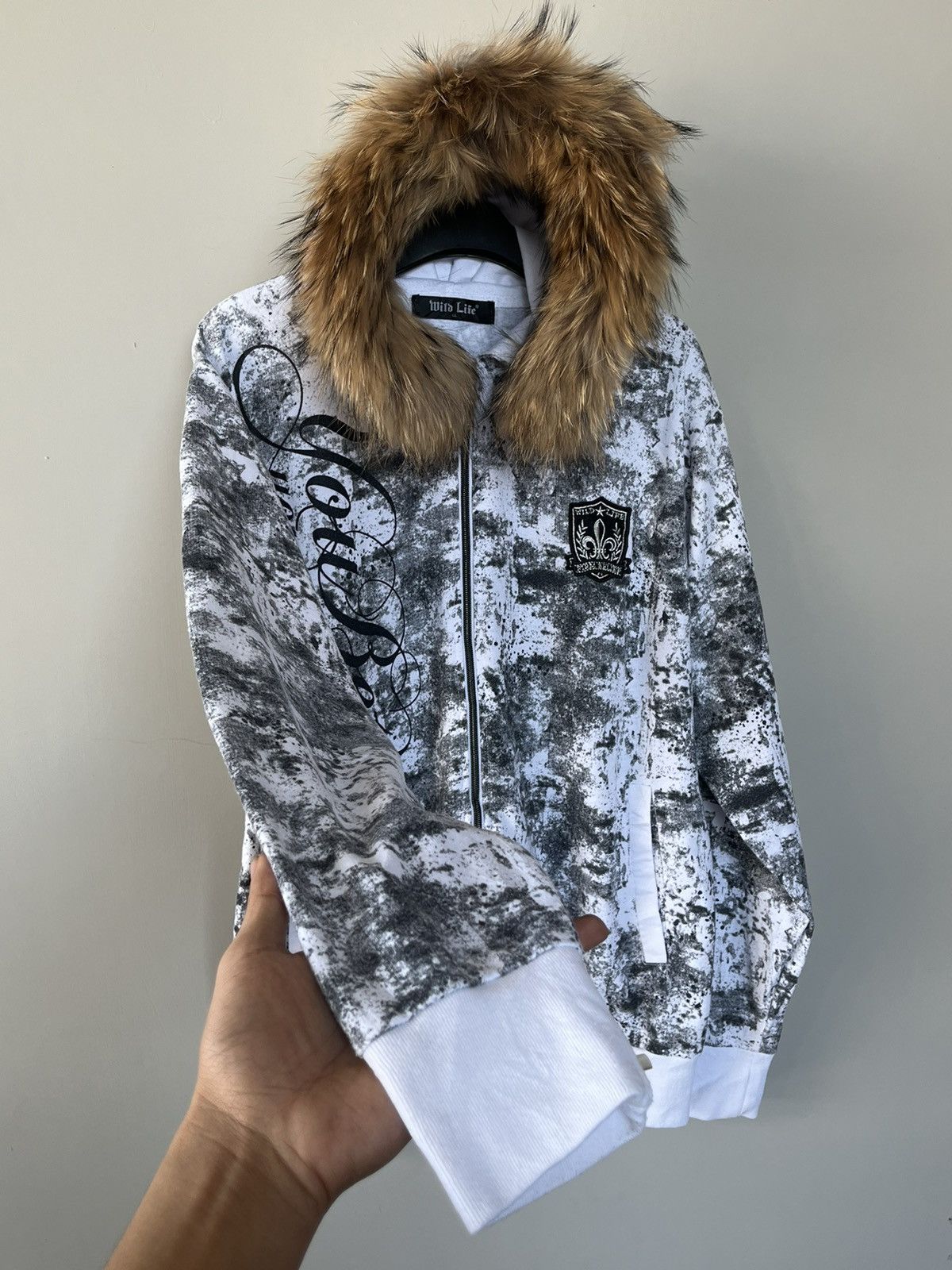 If Six Was Nine × Japanese Brand × Le Grande Bleu (L.G.B.) JAPANESE WILD LIFE FUR ZIP HOODIE GOTHIC SEDITIONARIES PUNK Size US L / EU 52-54 / 3 - 3 Thumbnail