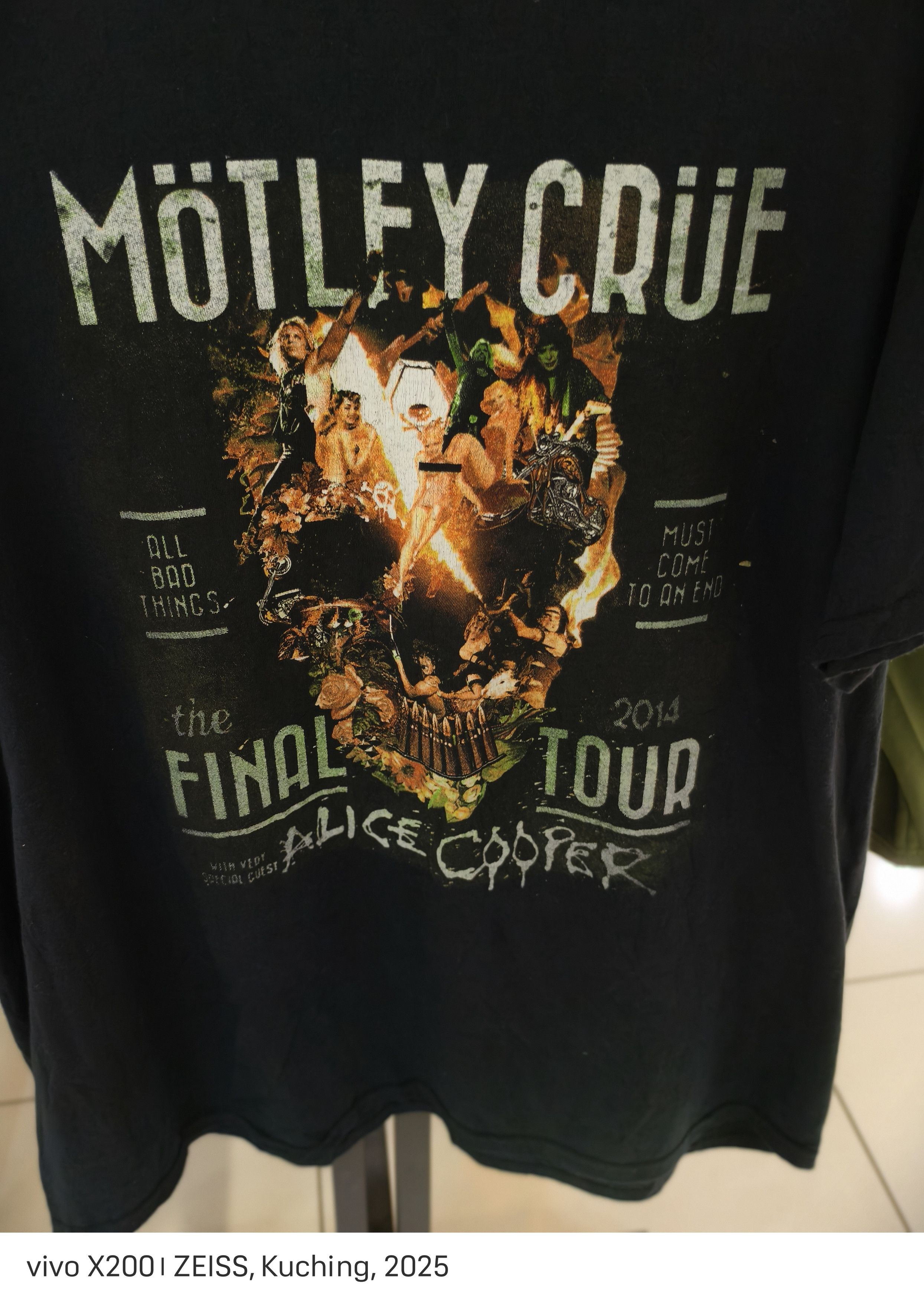 Band Tees × Vintage Motley Crue final tour 2014 Size US XL / EU 56 / 4 - 2 Thumbnail