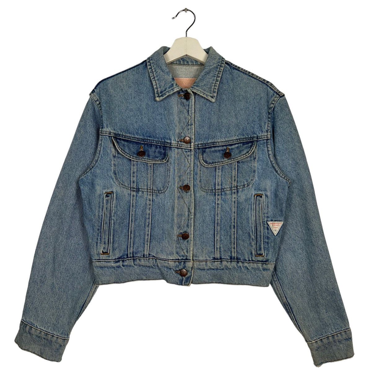 Valentino 🔥 VINTAGE VALENTINO JEANS CROPPED TRUCKER JACKET Size US M / EU 48-50 / 2 - 1 Thumbnail