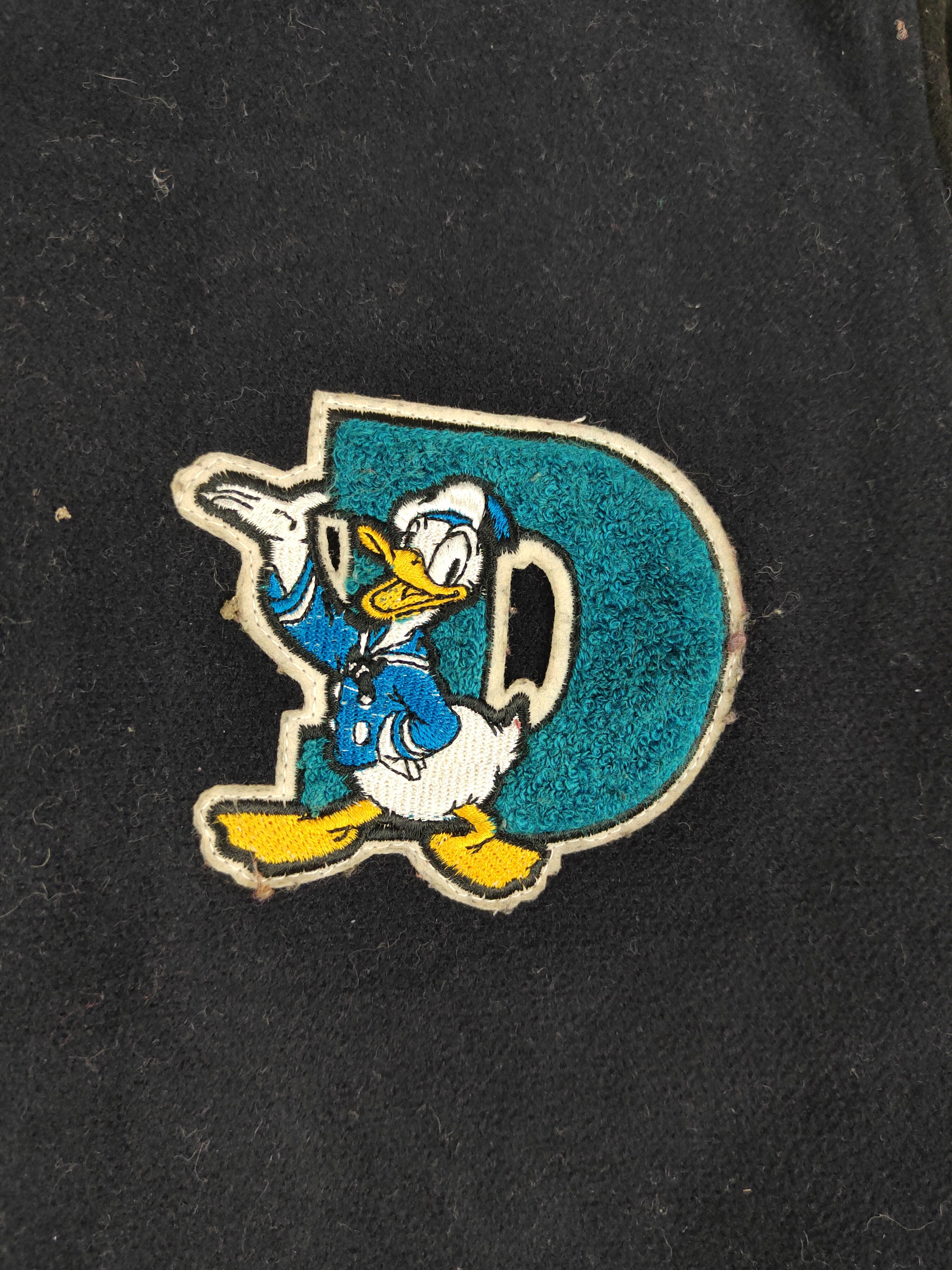 Disney Disney Navy Black Donald Duck Varsity Jackets #W1077 Size US S / EU 44-46 / 1 - 6 Thumbnail