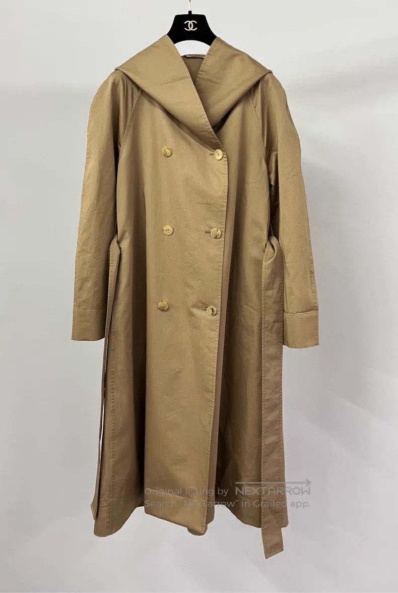 The Row The Row Long trench coat with khaki ribbon Size S / US 4 / IT 40 - 2 Thumbnail