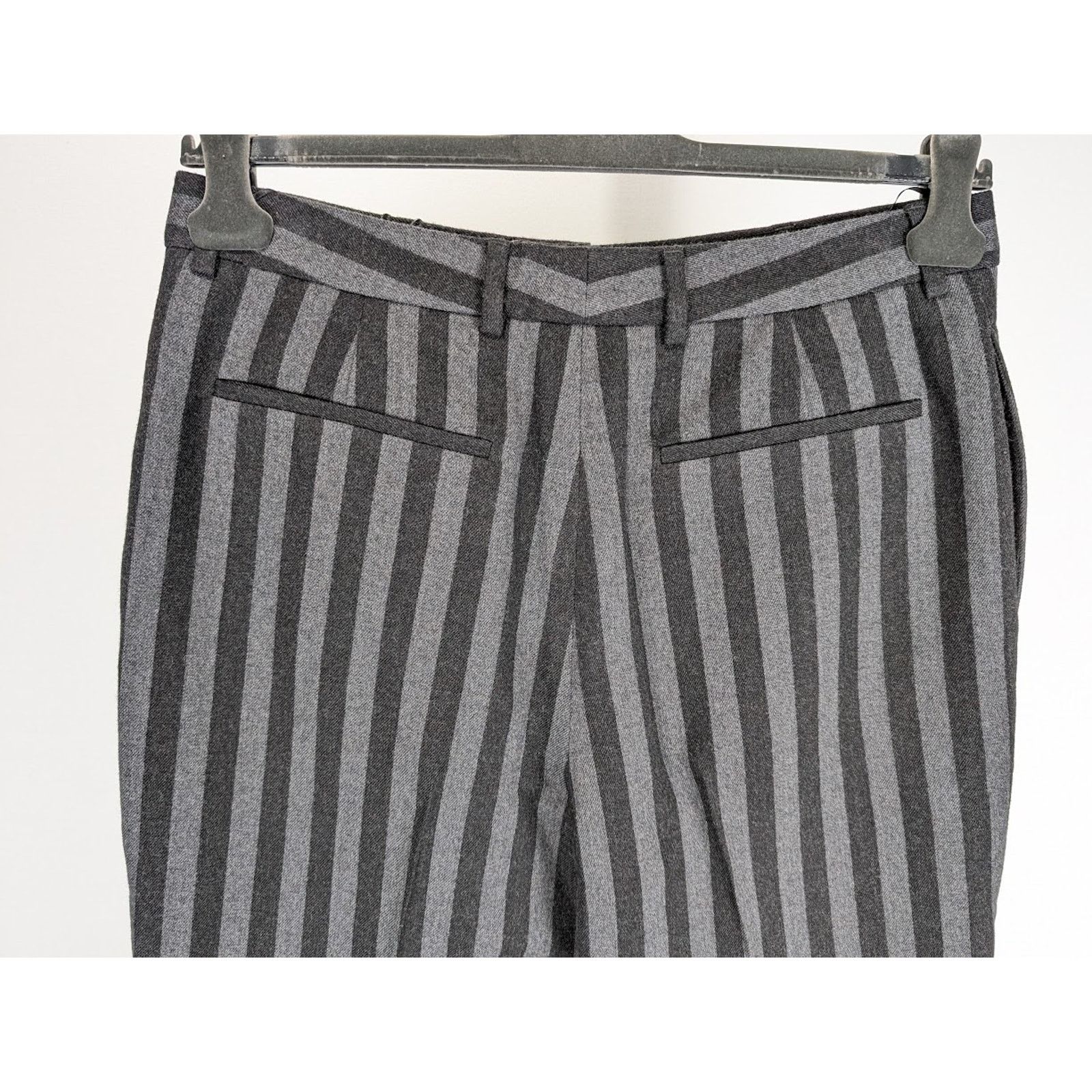 Saint Laurent Paris o1rshd1 Q:2 / Tailleur Rayure Brossee Pant in Gris Anthr Size US 34 / EU 50 - 14 Thumbnail